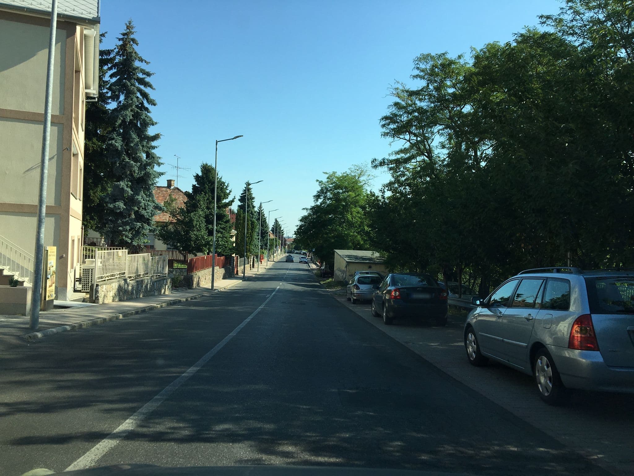 Street view near Belvárosi Nemes Apartmanház, Szekszárd — © beyazg (CC BY-SA · Mapillary)