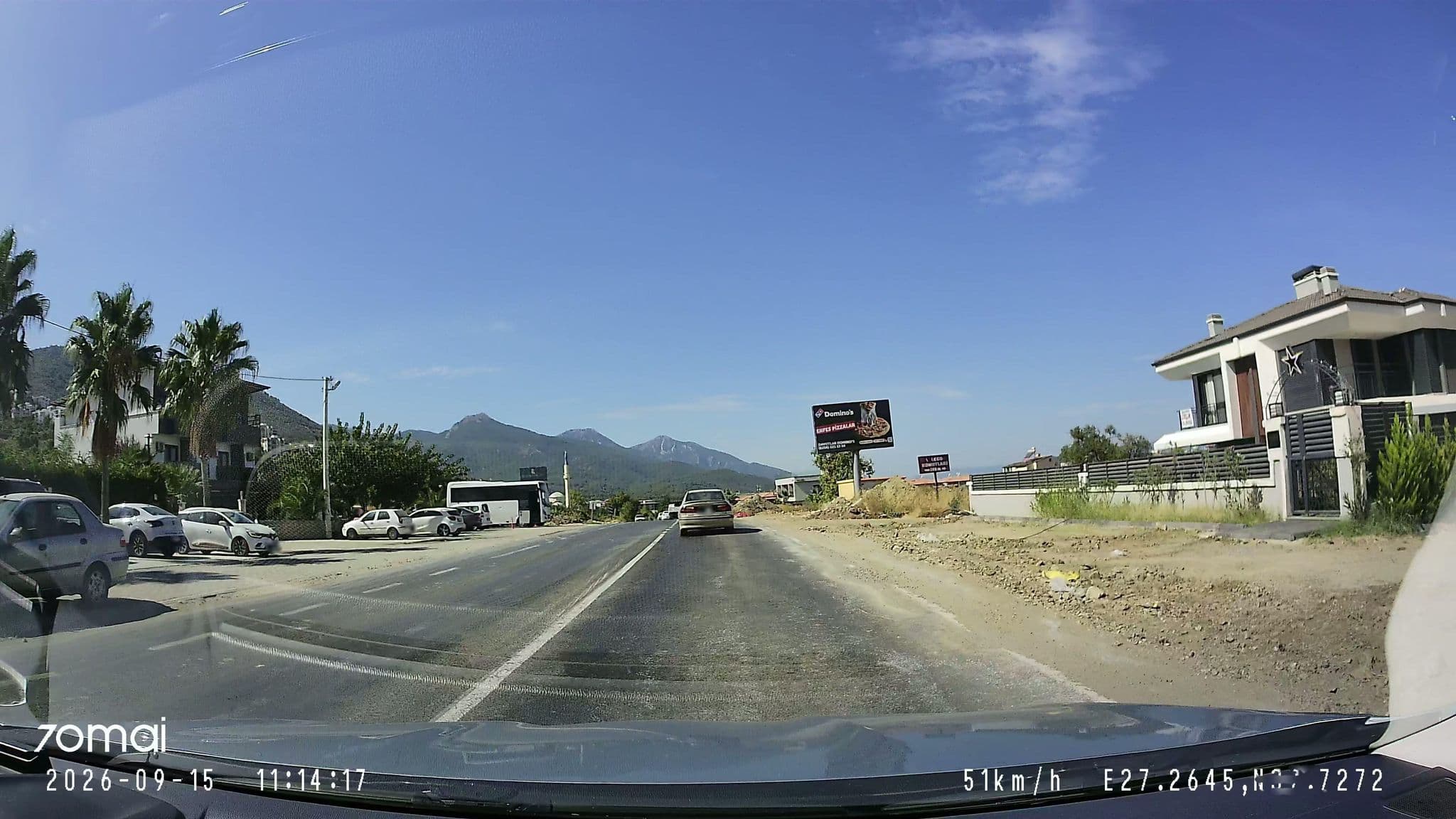 Street view near Exelans Motel, Davutlar — © doriel (CC BY-SA · Mapillary)