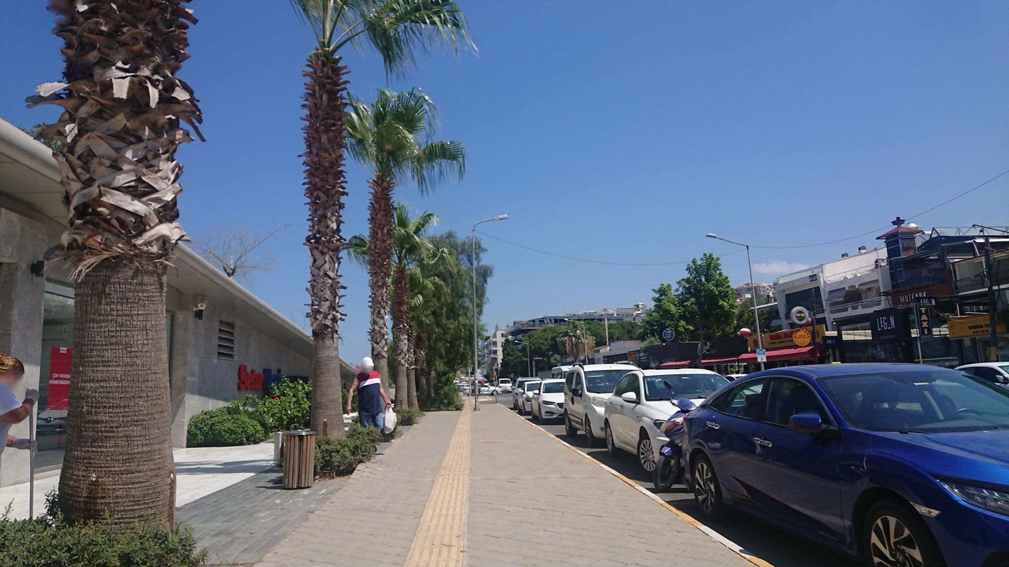 Street view near Kuşadası ada otel, Kuşadası — © kubikanber (CC BY-SA · Mapillary)