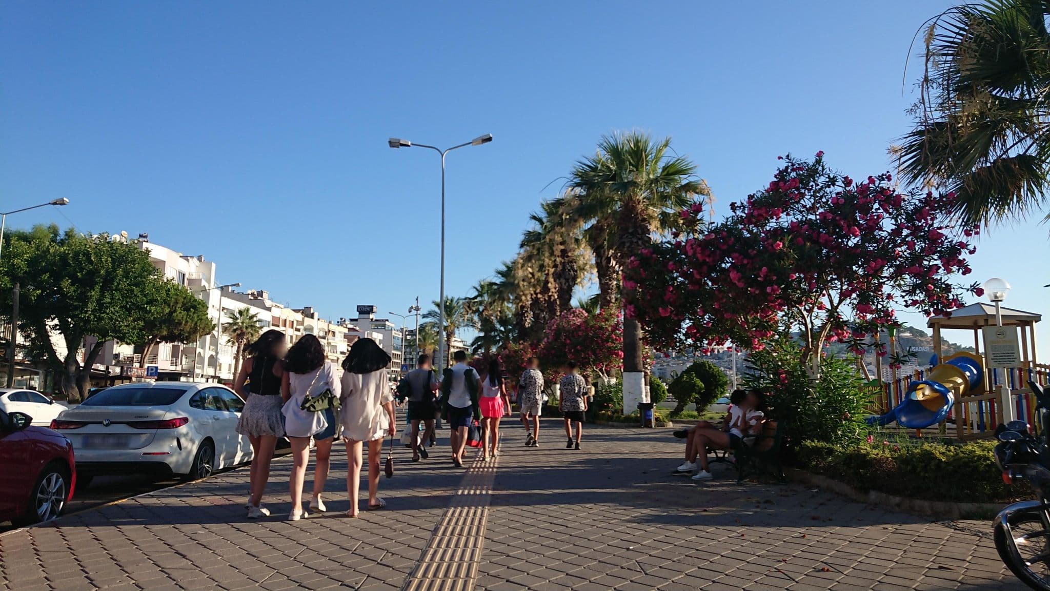 Street view near Hotel Belvü, Kuşadası — © kubikanber (CC BY-SA · Mapillary)