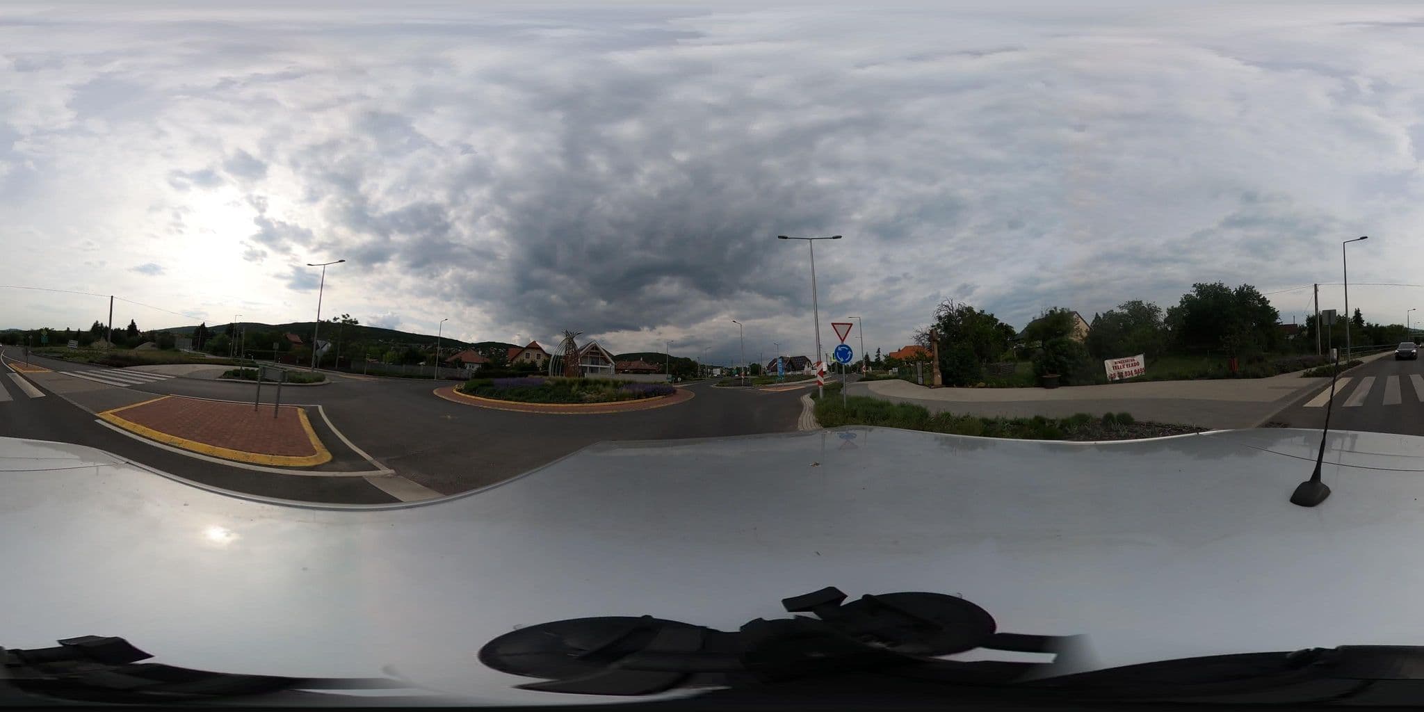 Street view near Éva Apartmanház, Csopak — © vst (CC BY-SA · Mapillary)
