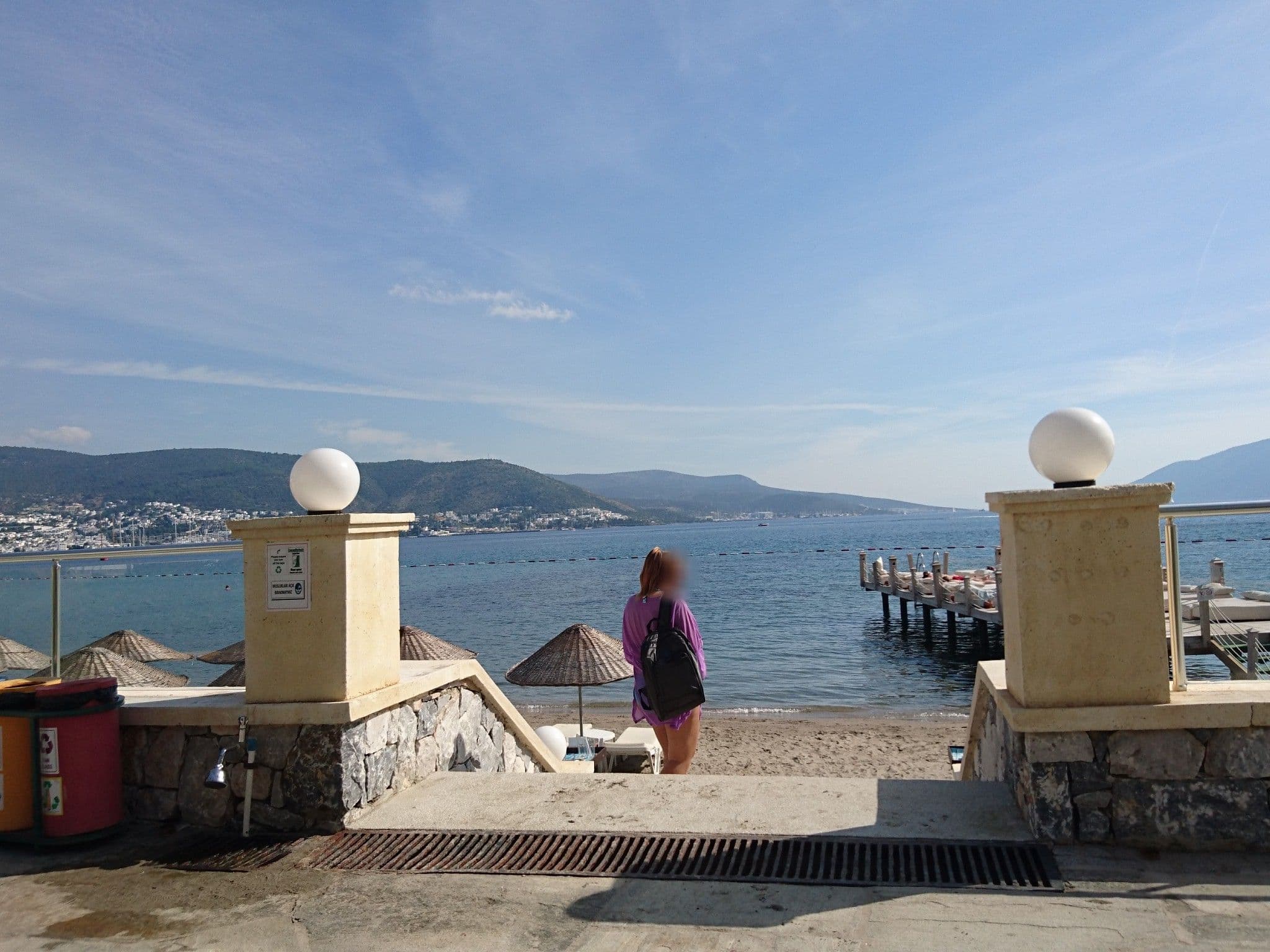 Street view near Salmakis Beach Resort Hotel Havuz Kenarı, Bodrum — © thebiker (CC BY-SA · Mapillary)