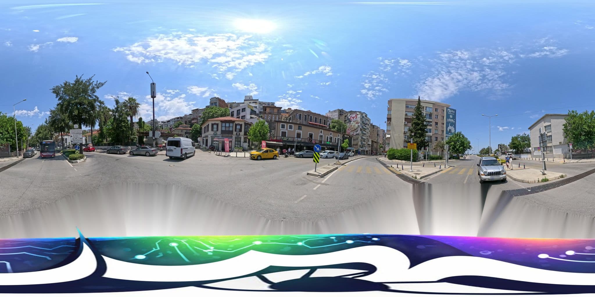 Street view near Pastor Boutique Hotel The Gulf of İzmir, İzmir — © burakonder (CC BY-SA · Mapillary)