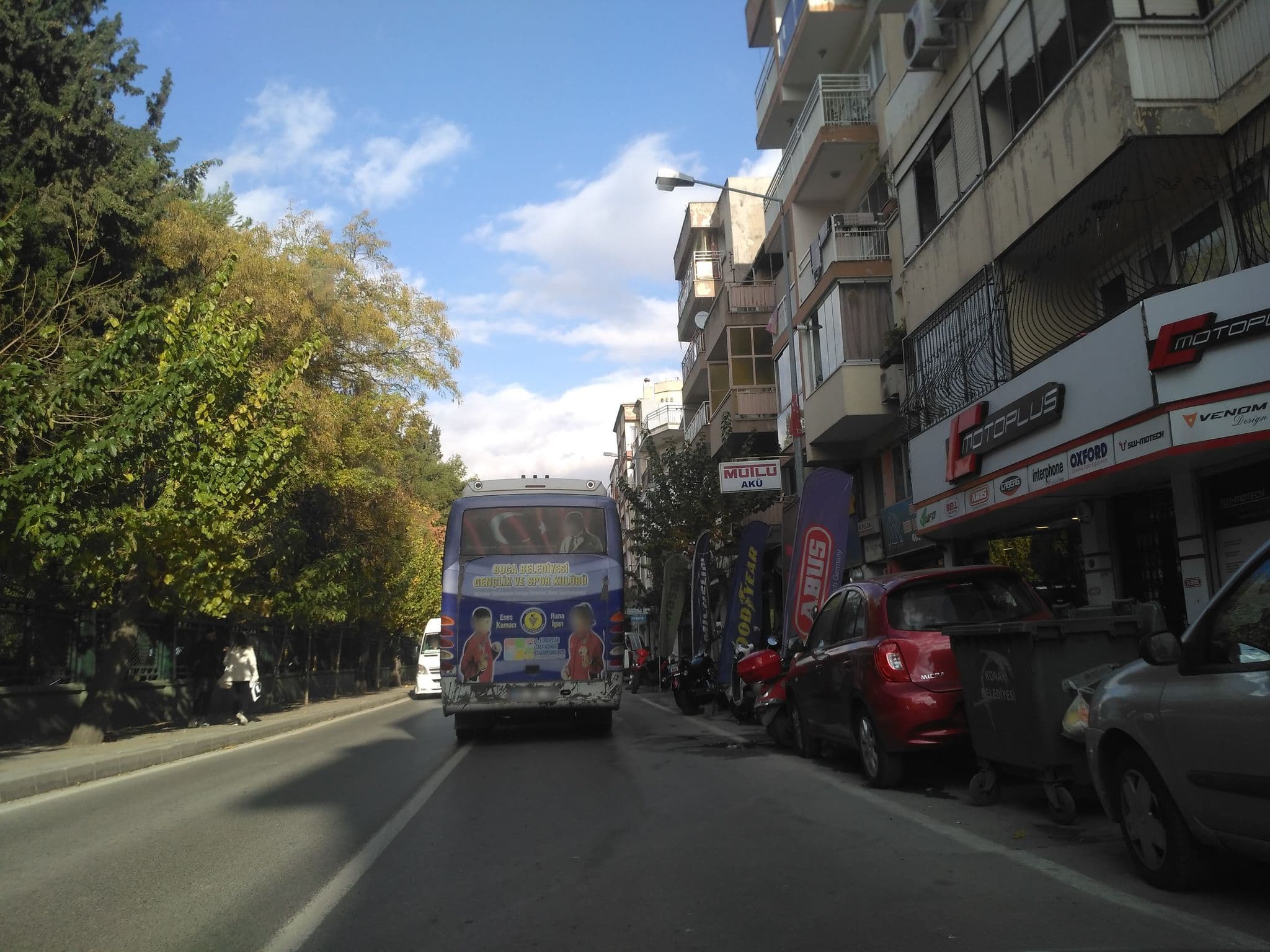 Street view near Megapole Suite, İzmir — © uzungo (CC BY-SA · Mapillary)