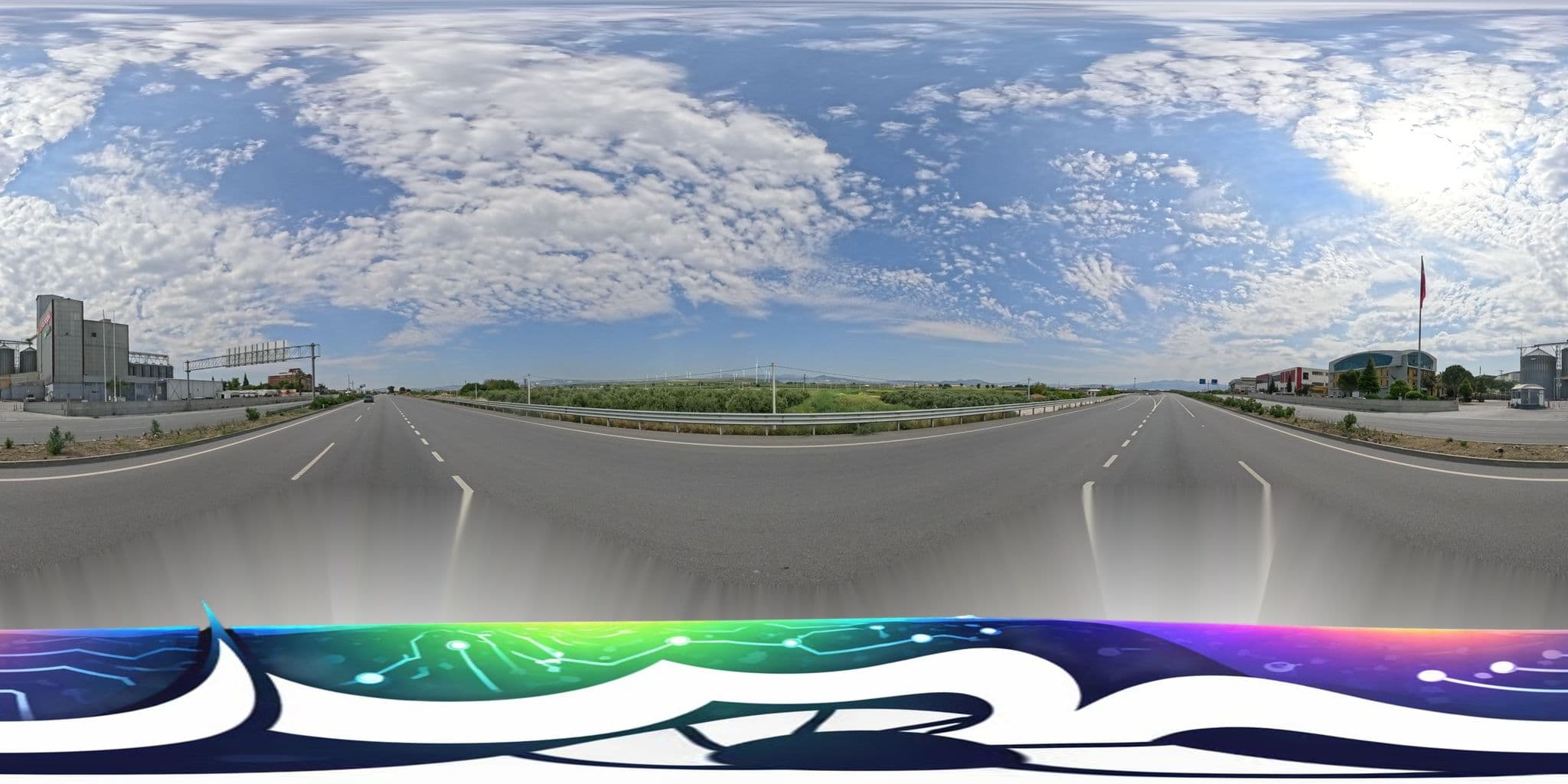 Street view near Palm Cıty Hotel, Kayalıoğlu — © burakonder (CC BY-SA · Mapillary)