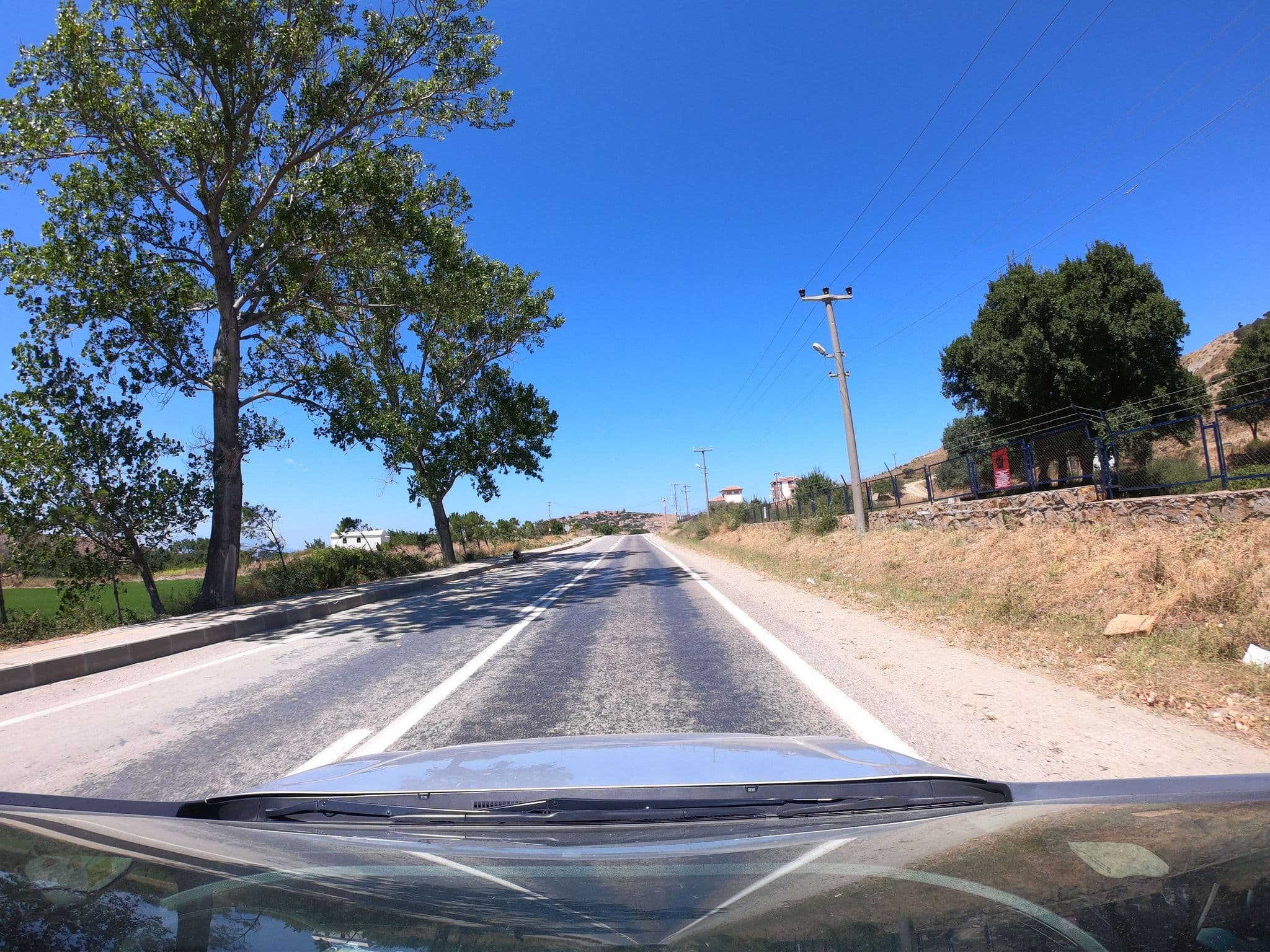 Street view near Değirmen konukevi, Gökçeada — © asturksever (CC BY-SA · Mapillary)