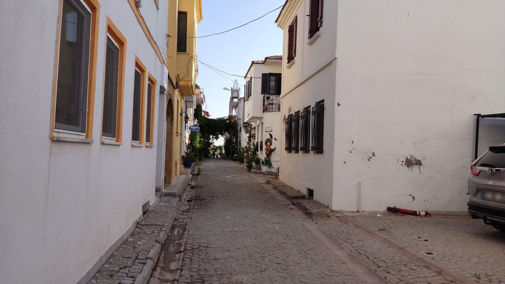 Street view near Özsoy Butik Otel, Bozcaada — © orkut (CC BY-SA · Mapillary)