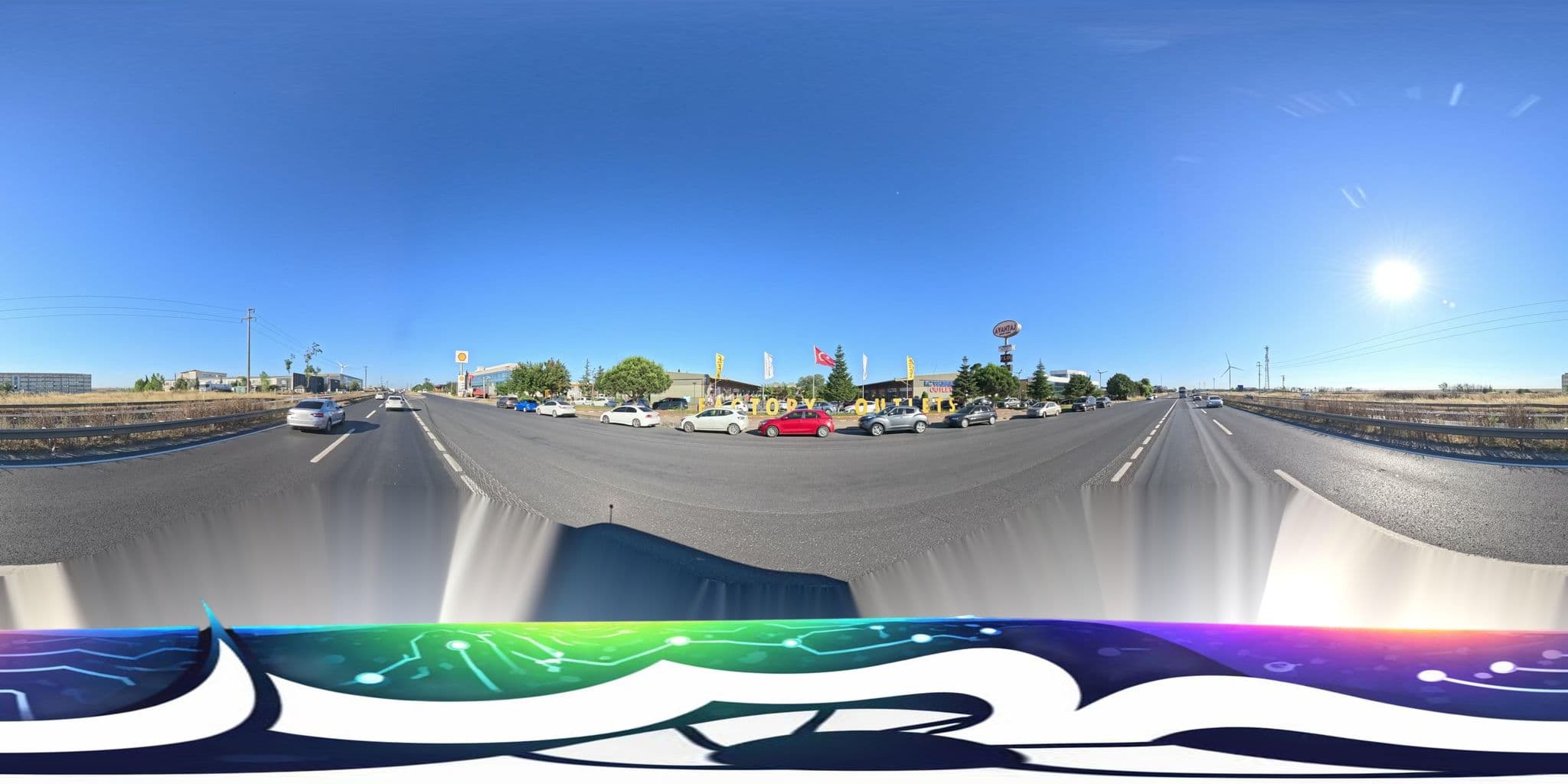 Street view near Esram Motel, Çorlu — © burakonder (CC BY-SA · Mapillary)