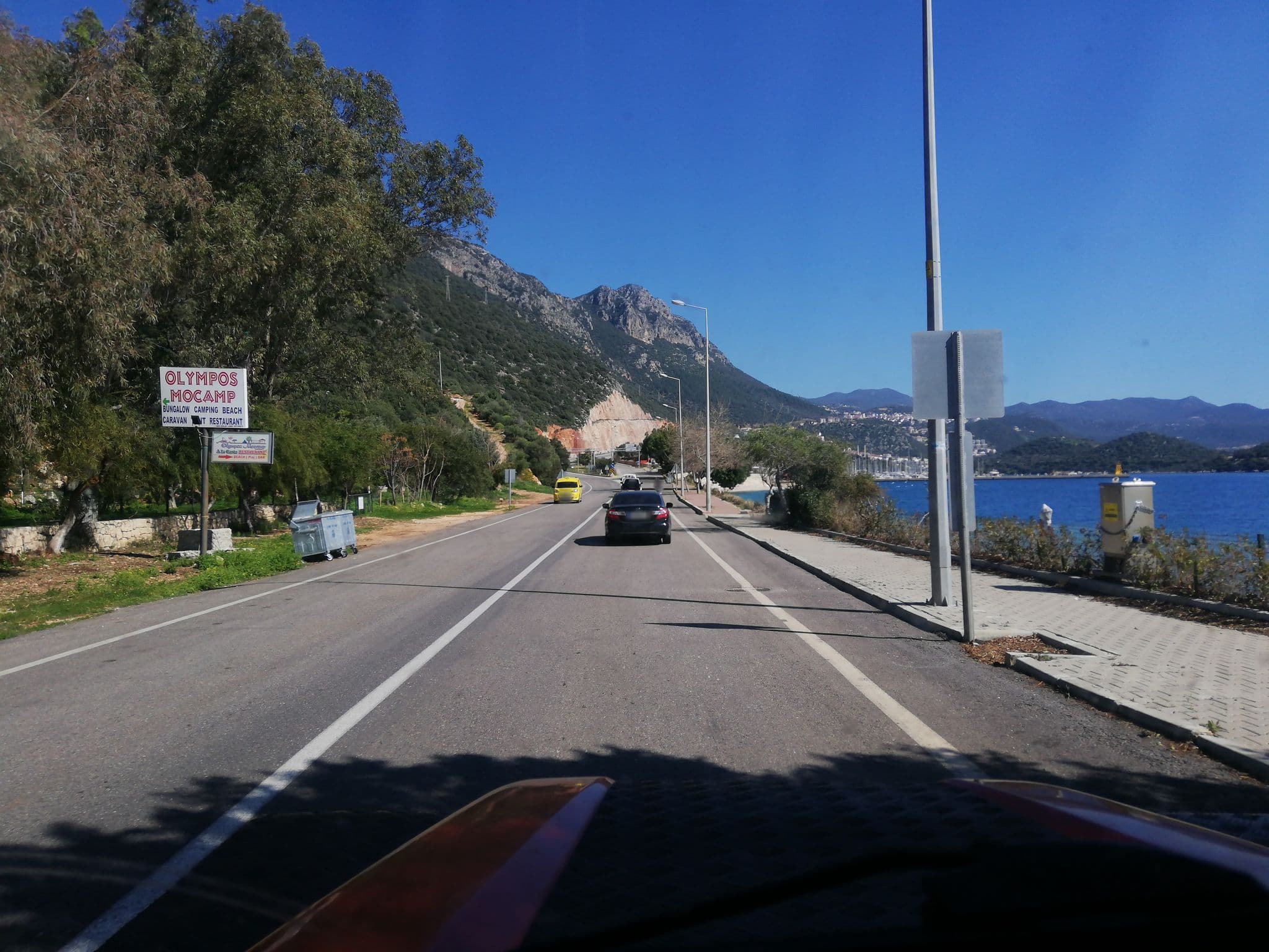Street view near Olympos Yigit Pansiyon, Kaş — © nazif (CC BY-SA · Mapillary)
