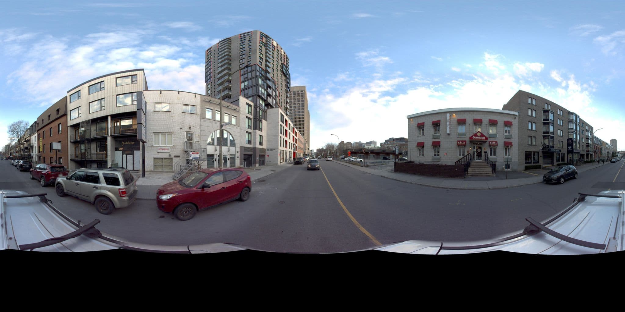 Street view near Samesun Backpacker Hostels Montreal, Milton-Parc — © VdM (CC BY-SA · Mapillary)