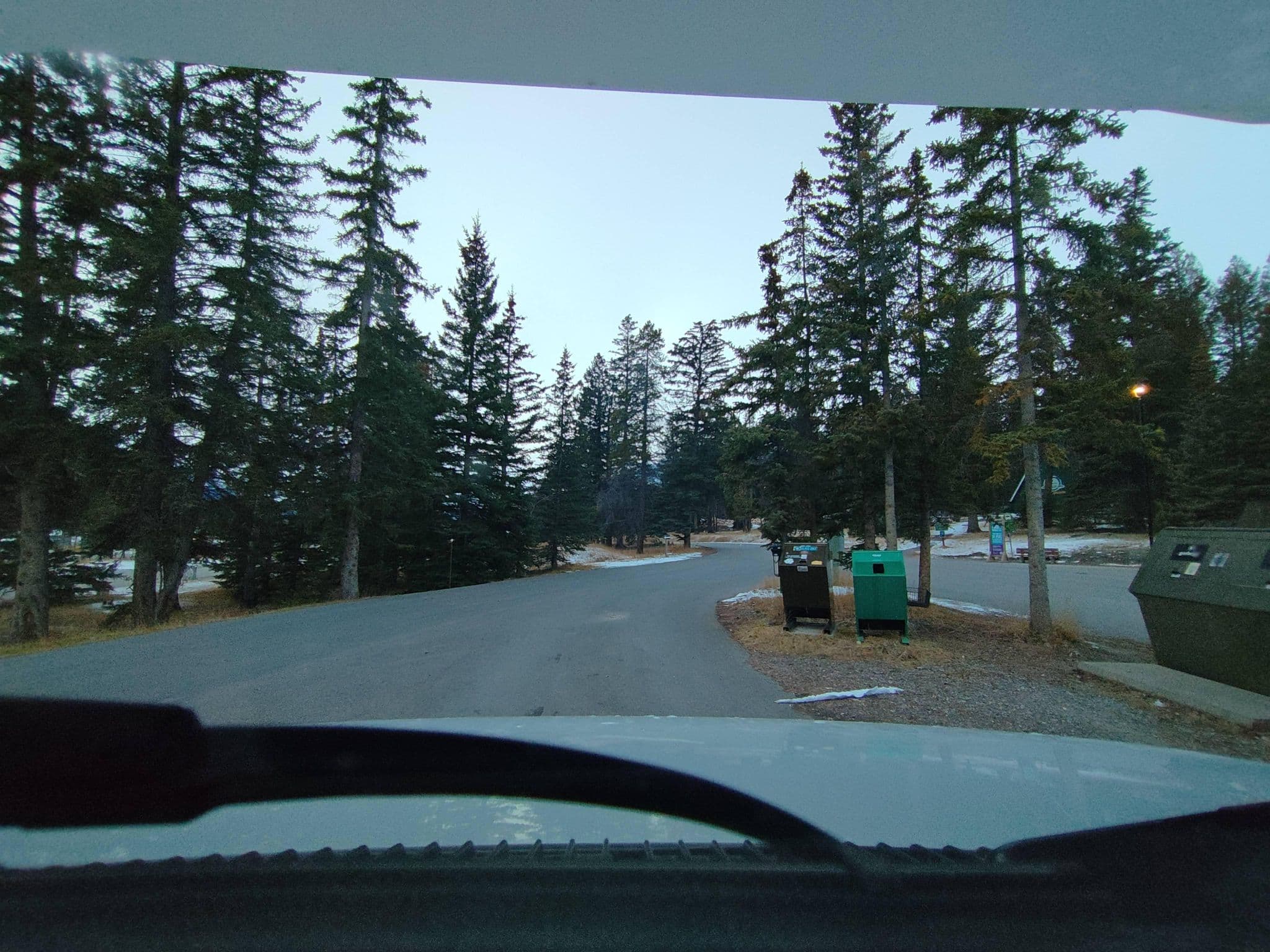 Street view near Tunnel Mountain Campground, Banff