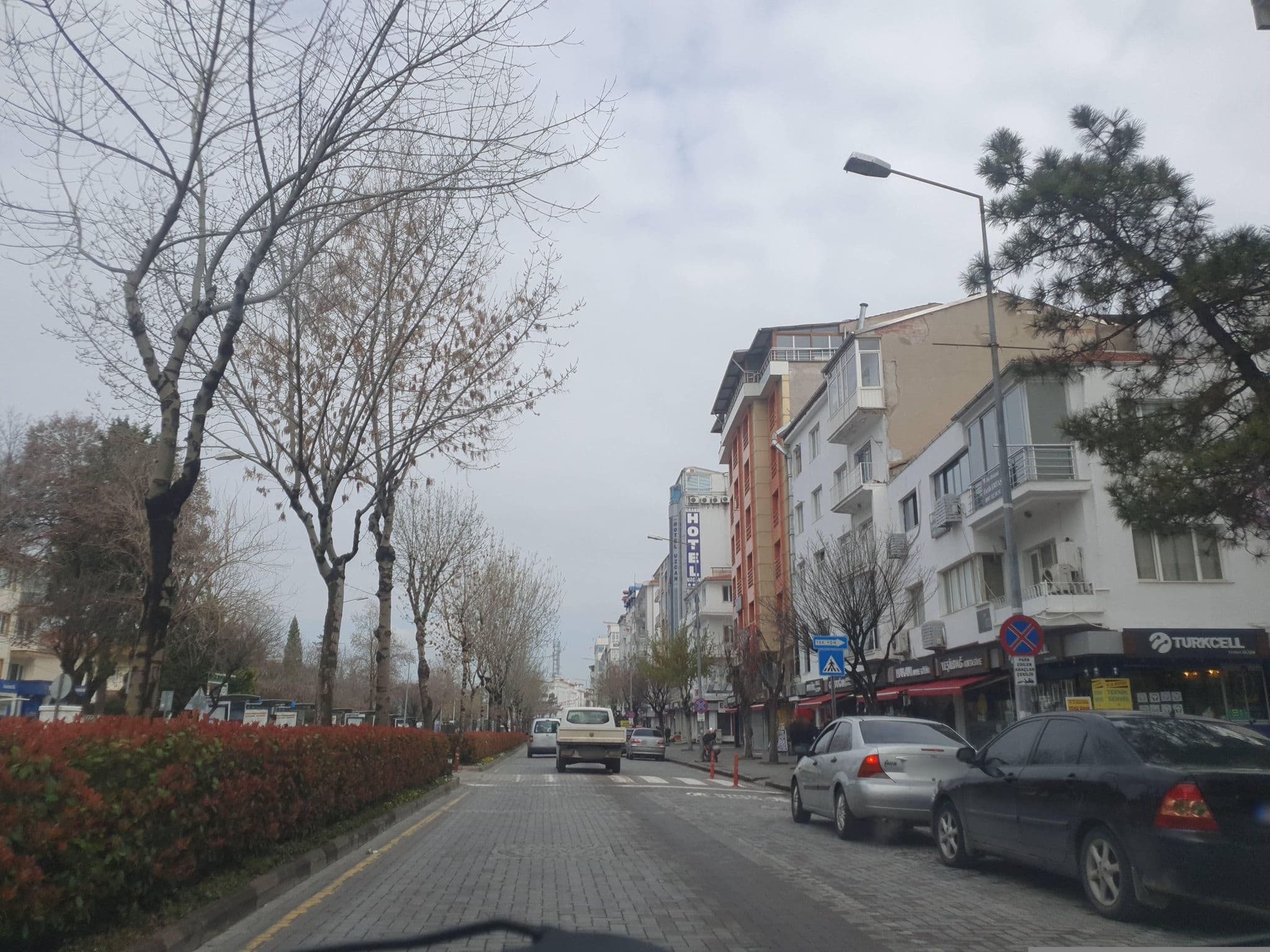 Street view near Grand Hotel Uzcan Restaurant, Uşak — © VoSToK (CC BY-SA · Mapillary)