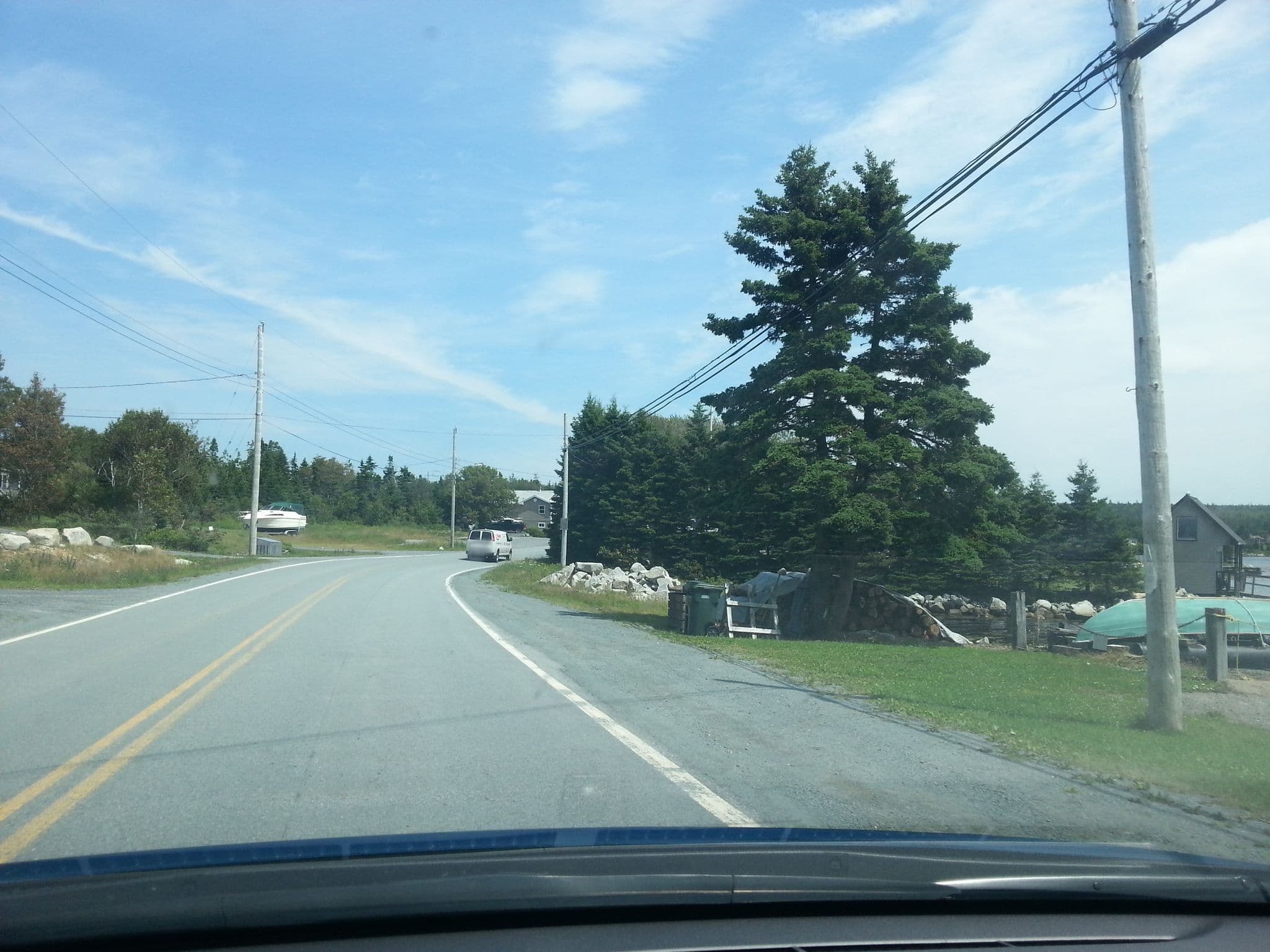 Street view near Anchors Gate B&B, Shad Bay — © thelogicalviolinist (CC BY-SA · Mapillary)