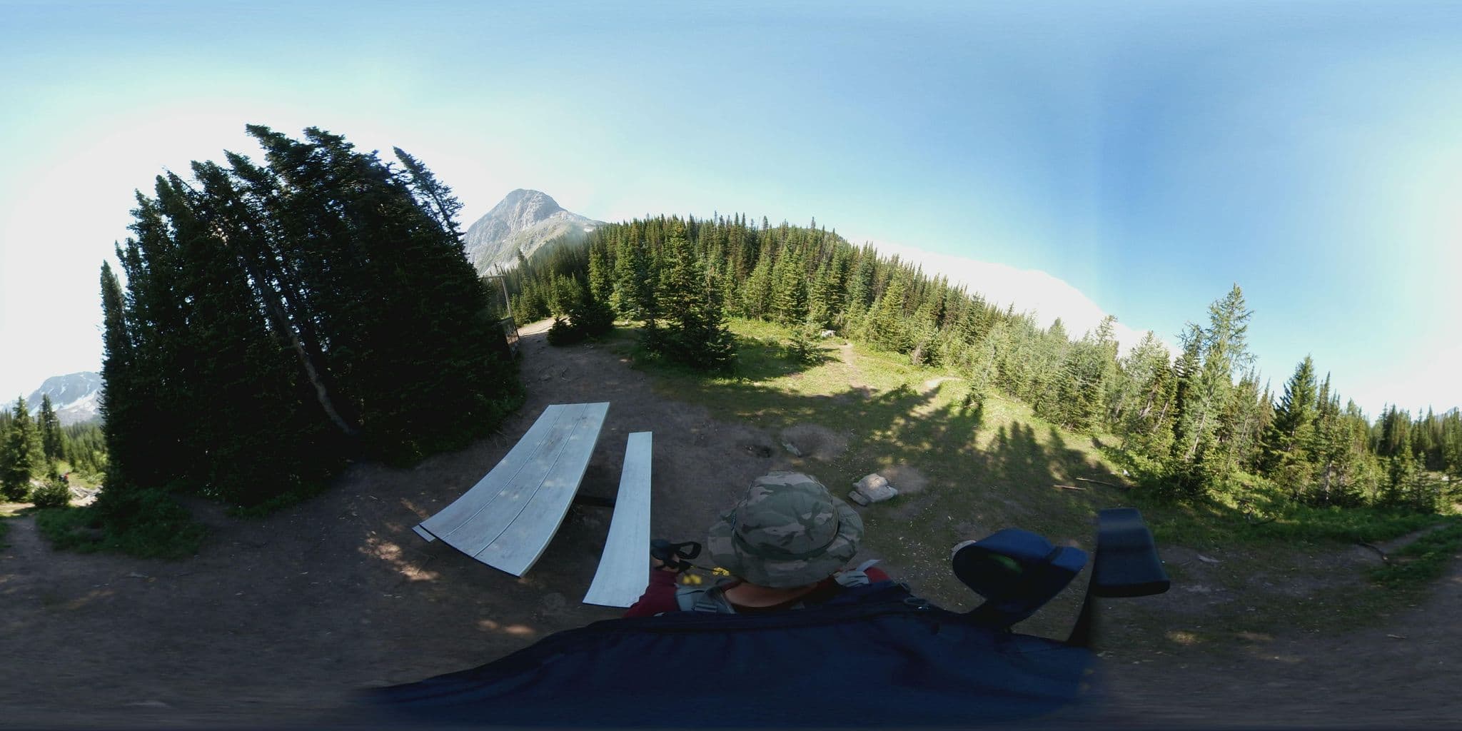 Street view near Turbine Canyon Campground, Canmore — © tomvh (CC BY-SA · Mapillary)