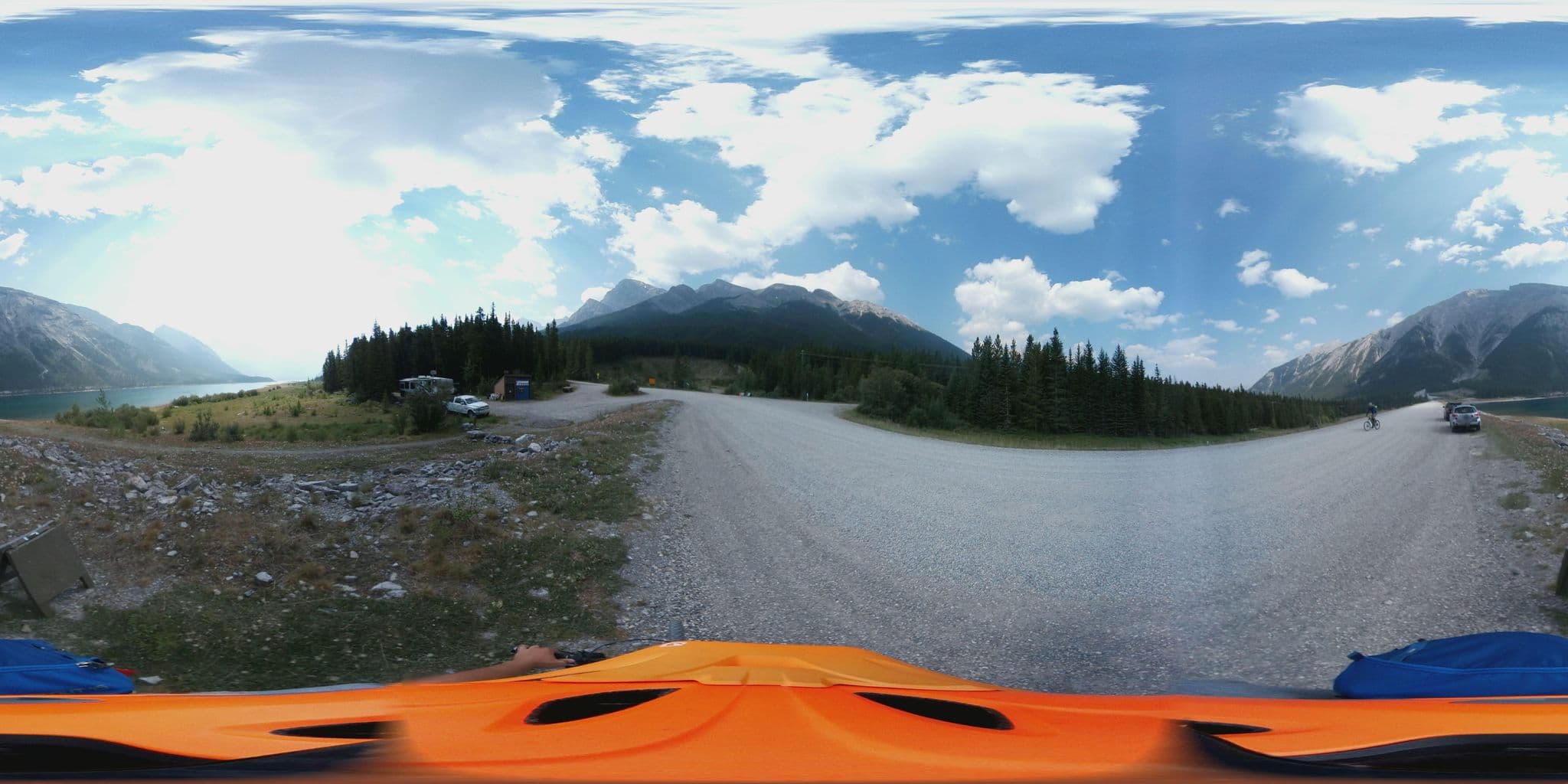 Street view near Spray Lakes West Campground, Canmore