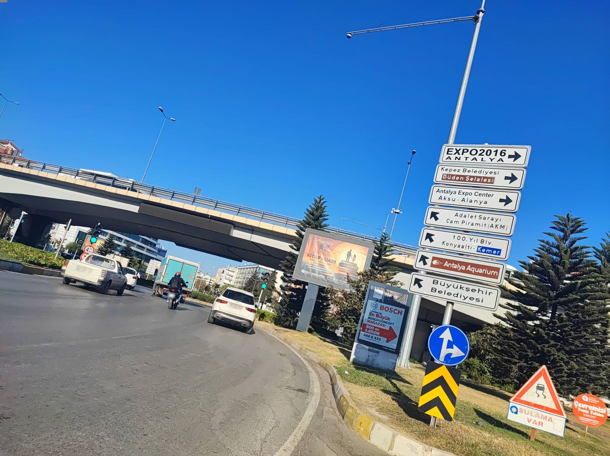 Street view near Crystal Hotels, Antalya — © Guria (CC BY-SA · Mapillary)