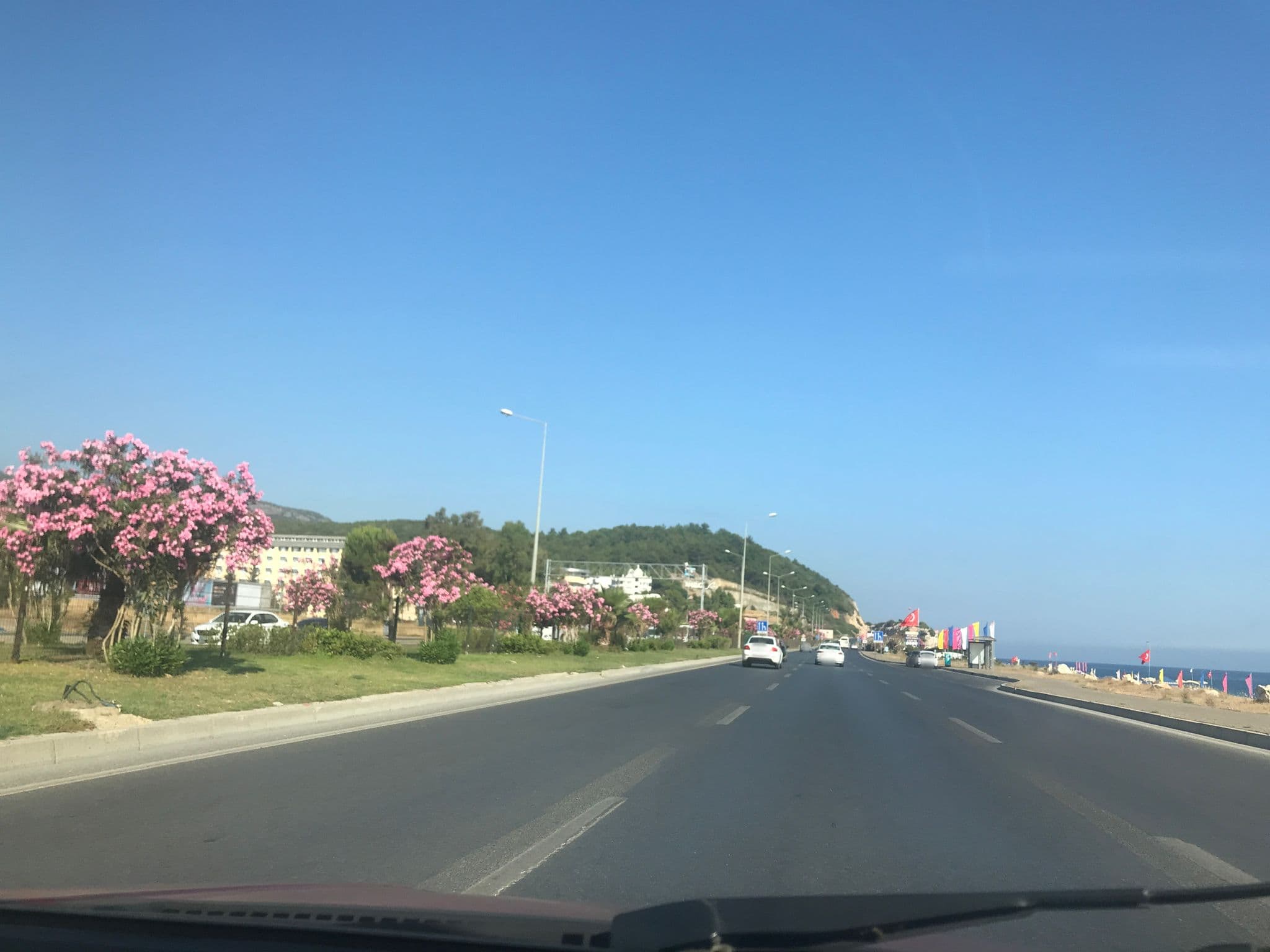 Street view near Blue Fish Beach Hotel, Konaklı — © alpzsarac (CC BY-SA · Mapillary)