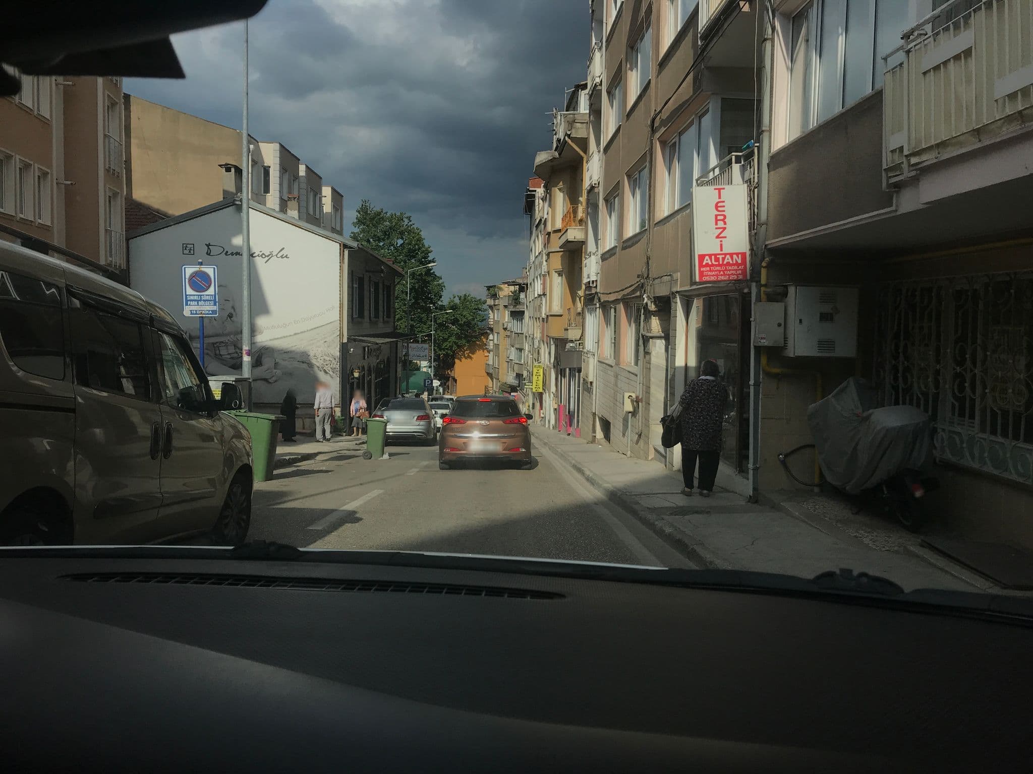 Street view near Yat Hotel, Bursa — © gokceyl (CC BY-SA · Mapillary)