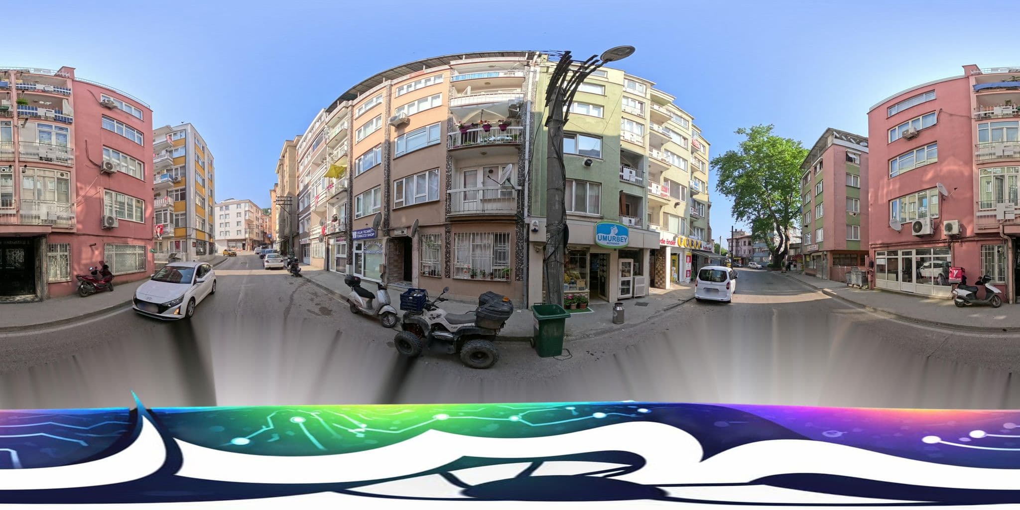 Street view near Suites Apart Otel, Bursa — © burakonder (CC BY-SA · Mapillary)