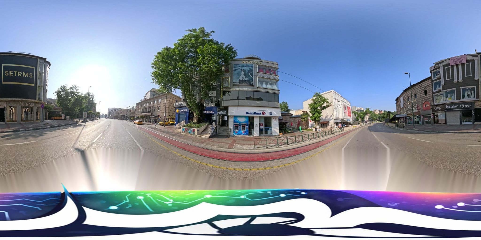 Street view near Çınar Suit Apart, Bursa — © burakonder (CC BY-SA · Mapillary)