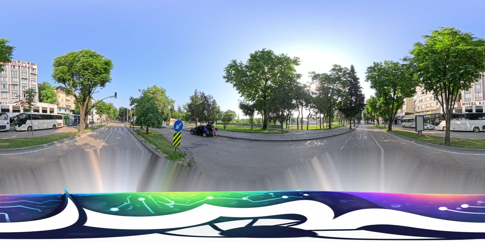 Street view near Kirci Otel, Bursa — © burakonder (CC BY-SA · Mapillary)