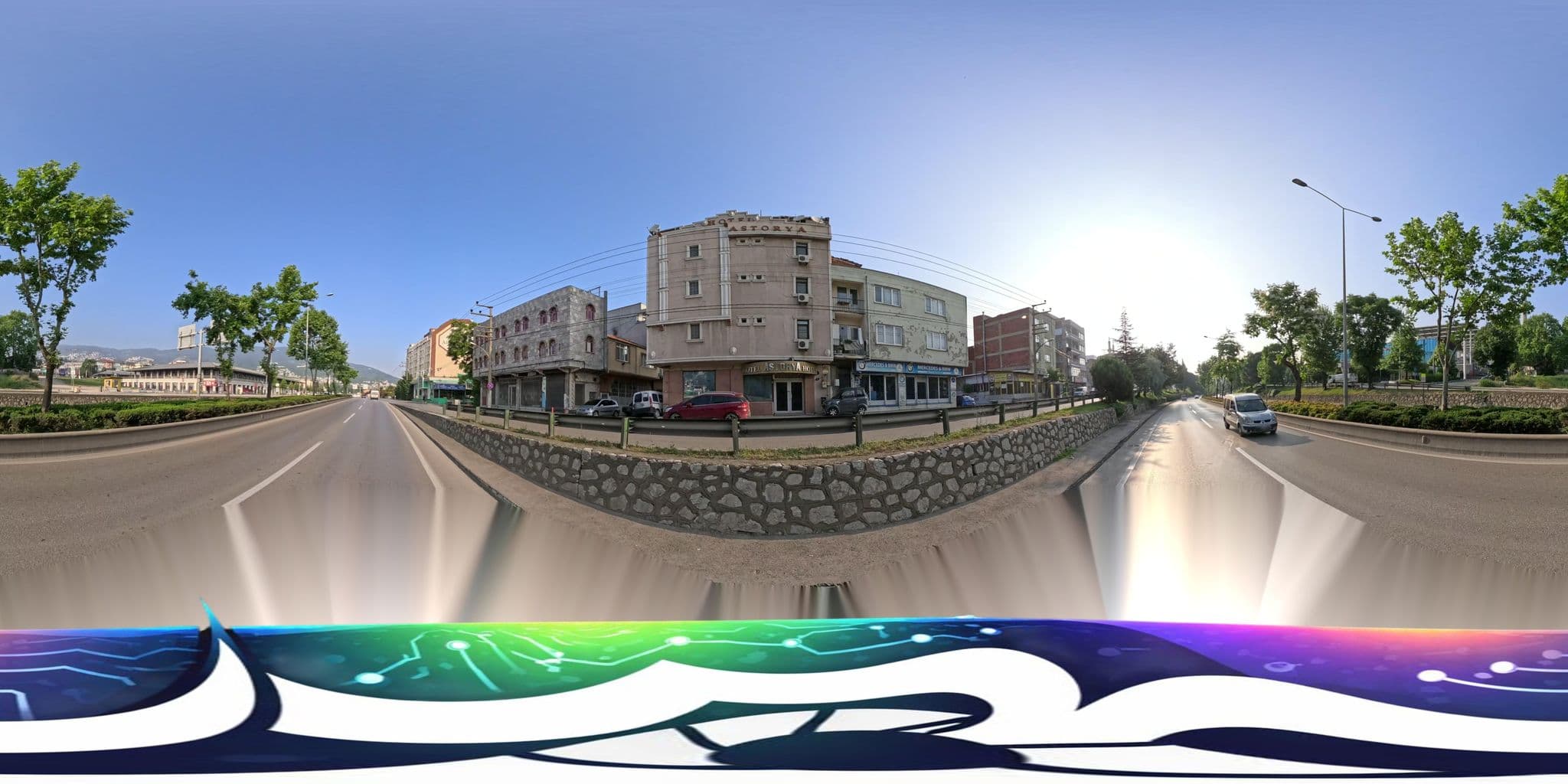 Street view near Hotel Astorya, Bursa — © burakonder (CC BY-SA · Mapillary)