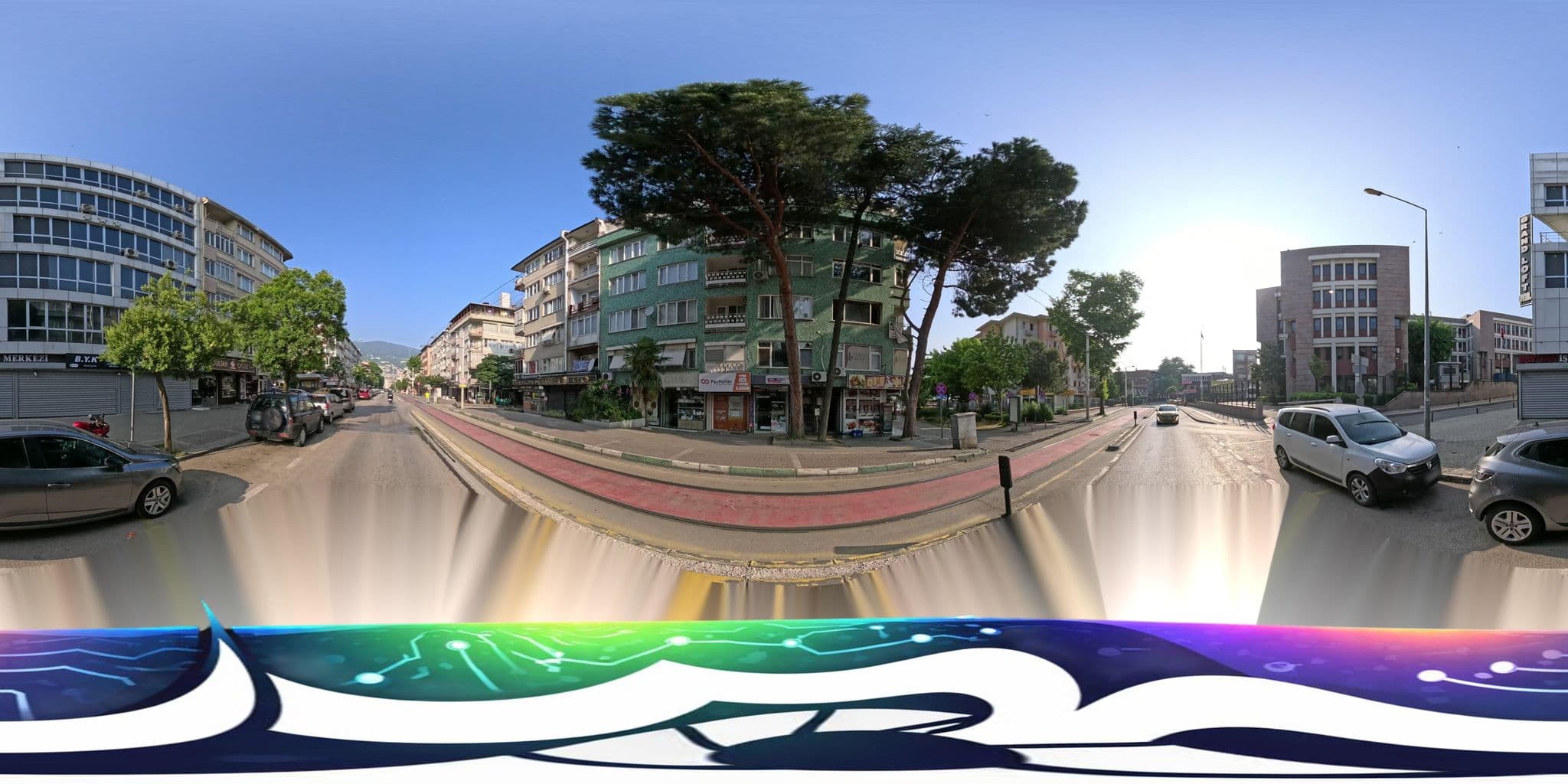 Street view near Grand Loft Otel, Bursa — © burakonder (CC BY-SA · Mapillary)