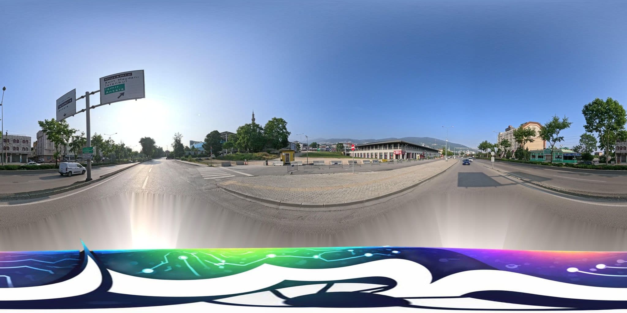 Street view near Black Cloud Hotel Osmangazi, Bursa — © burakonder (CC BY-SA · Mapillary)