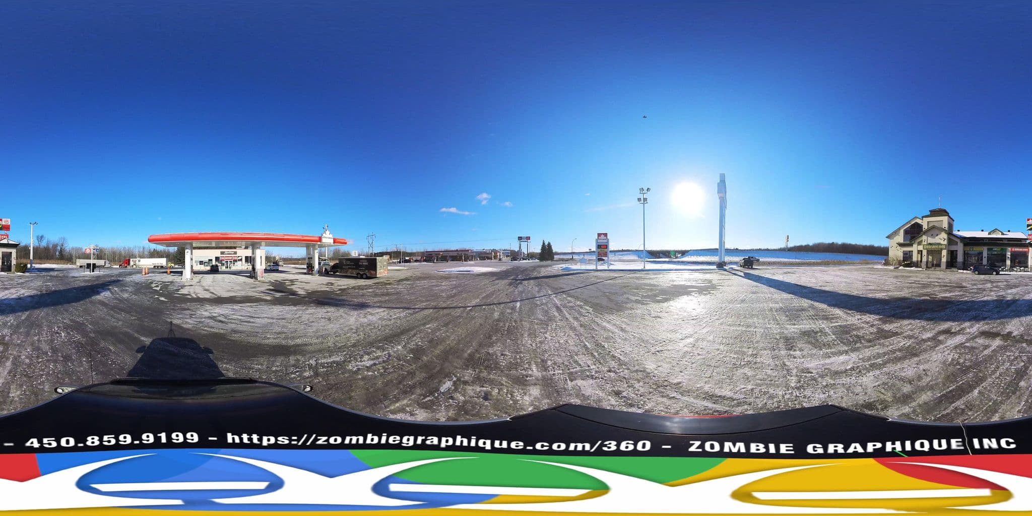 Street view near Auberge Hudson Inn, Rigaud — © zombiegraph (CC BY-SA · Mapillary)
