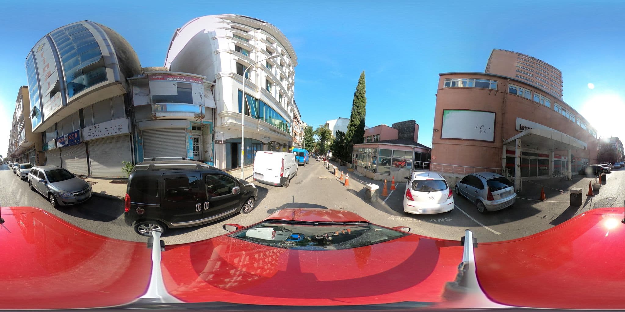 Street view near The Grand Mira Otel, Adalar — © ademturkmen (CC BY-SA · Mapillary)