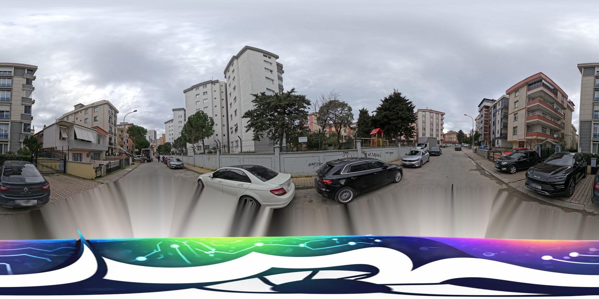 Street view near Demirci Apt, Maltepe — © burakonder (CC BY-SA · Mapillary)