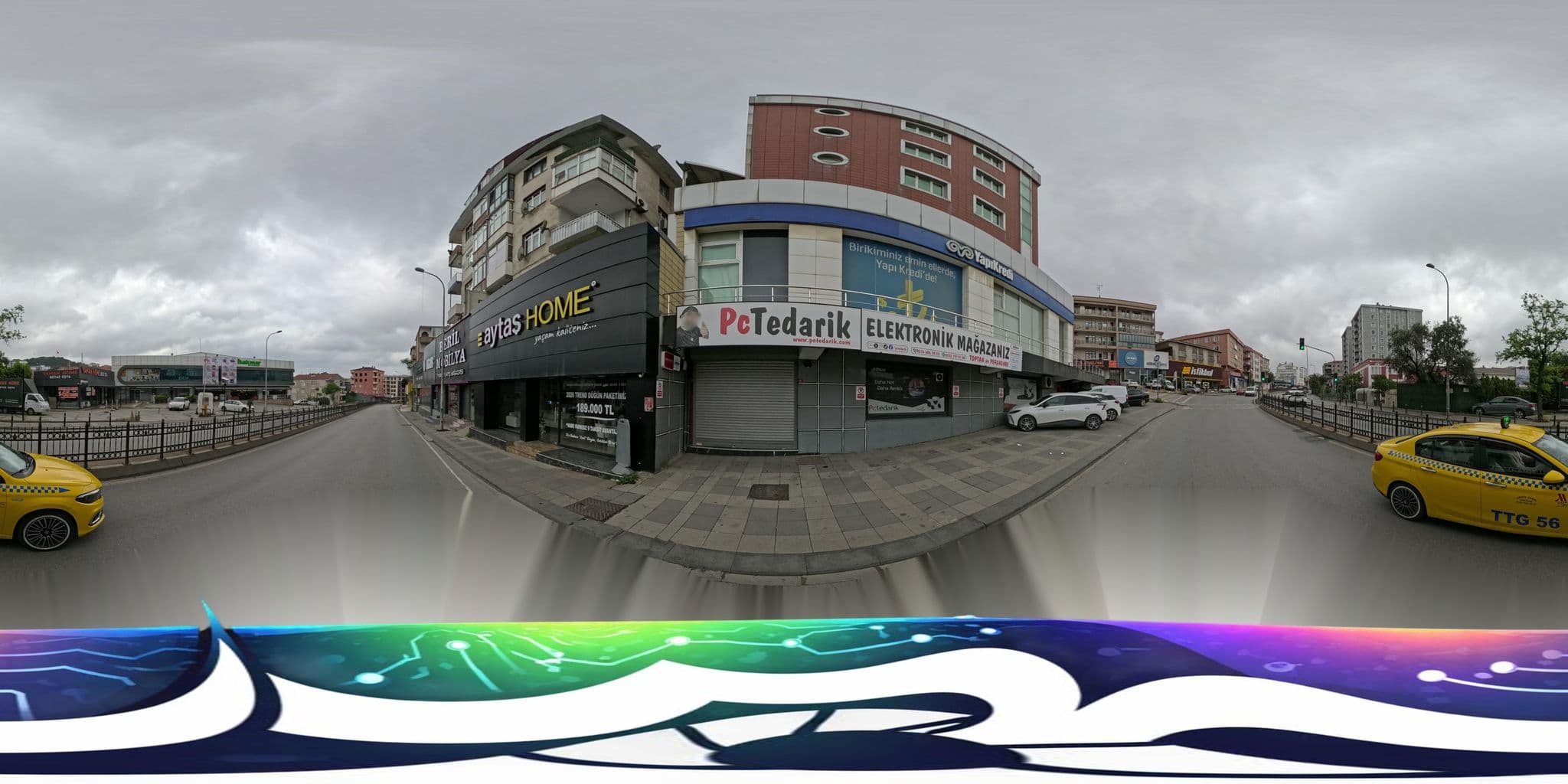 Street view near crown plaza, Sultanbeyli — © burakonder (CC BY-SA · Mapillary)