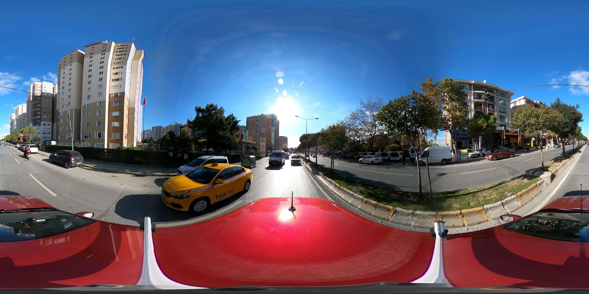 Street view near sun, Gürpınar — © ademturkmen (CC BY-SA · Mapillary)