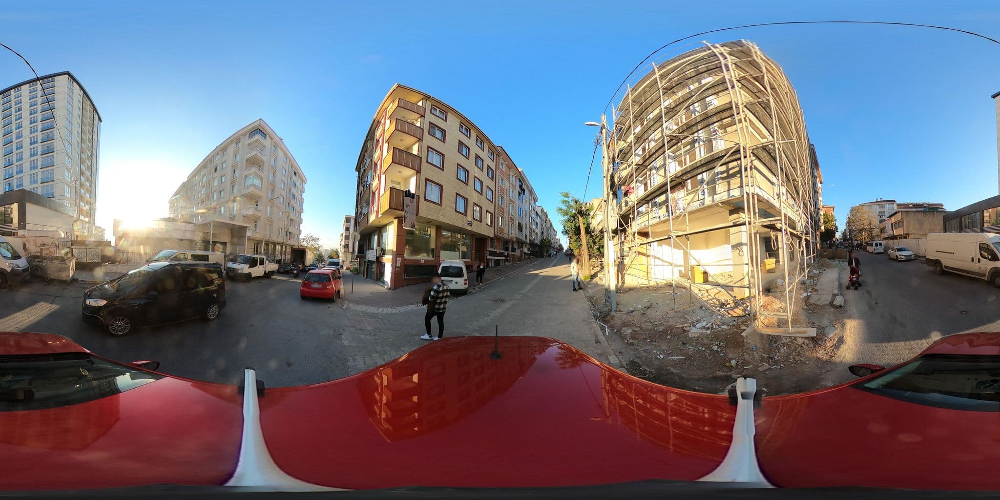 Street view near Blue Vista Hotel, Esenyurt — © yturkmenoglu (CC BY-SA · Mapillary)