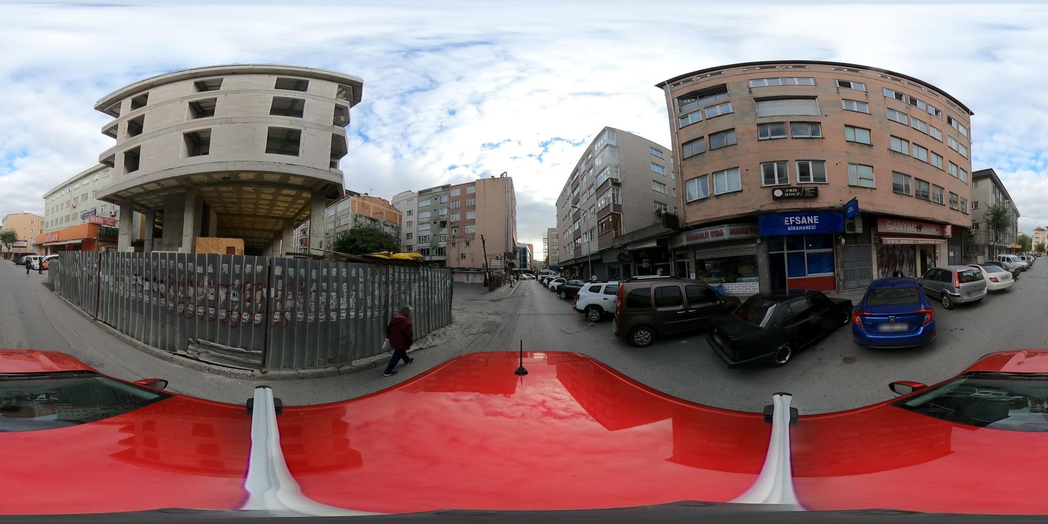 Street view near The Nirvanas Hotel, Küçükçekmece — © ademturkmen (CC BY-SA · Mapillary)