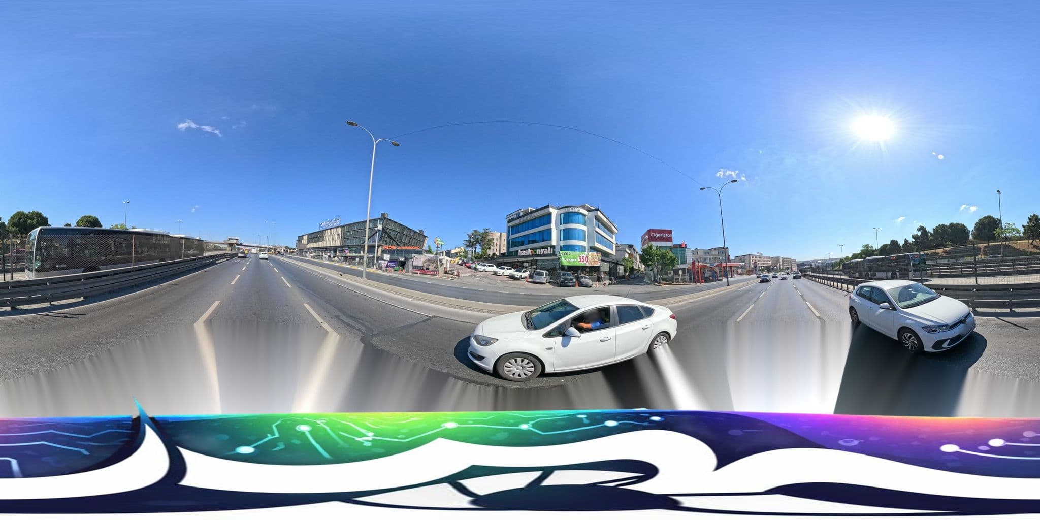 Street view near B’İSTANBUL HOTEL, Küçükçekmece — © burakonder (CC BY-SA · Mapillary)