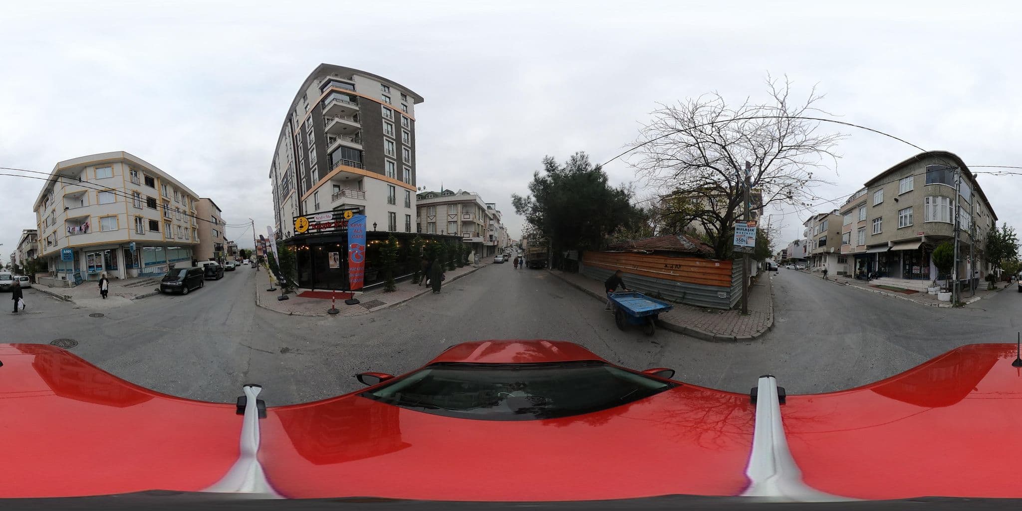 Street view near Kibris Salamis Bay Conti Hotel&Casino, Başakşehir — © ademturkmen (CC BY-SA · Mapillary)