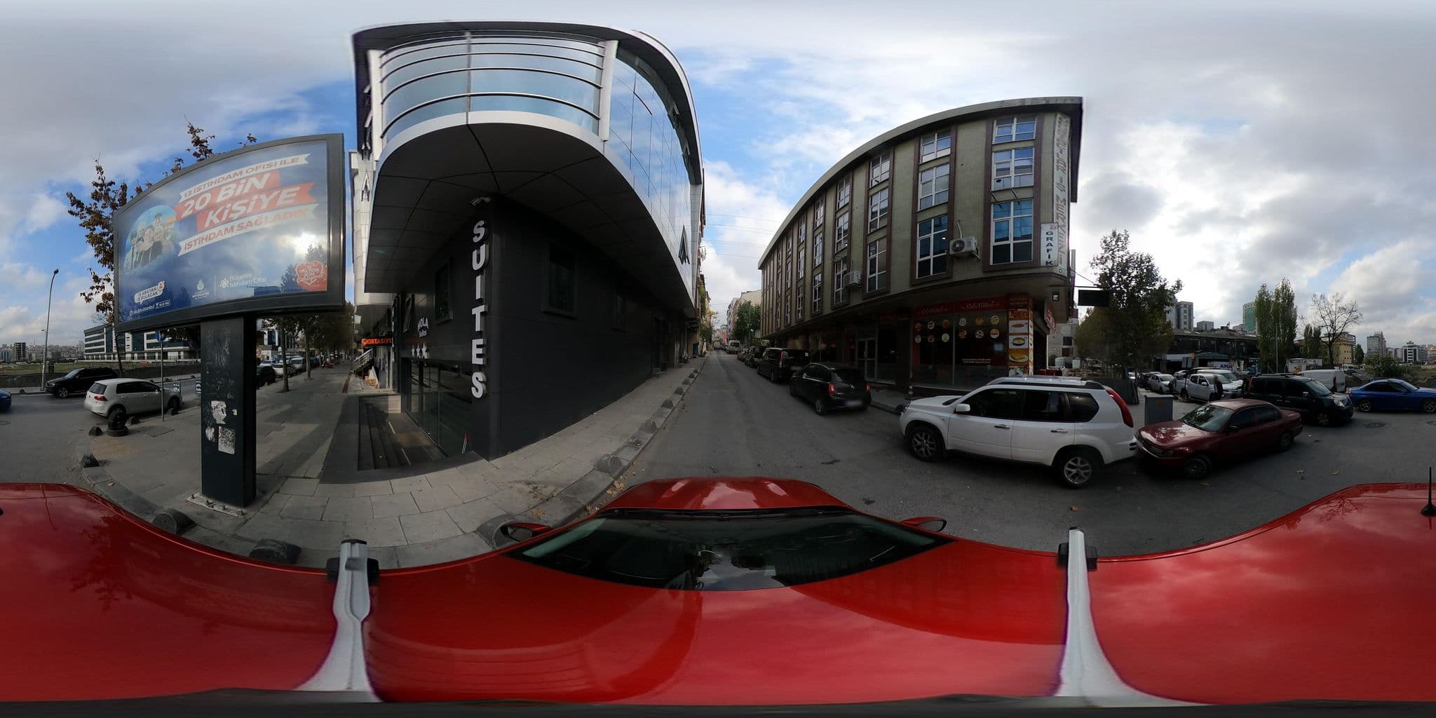 Street view near Hola Suites, Bağcılar — © ademturkmen (CC BY-SA · Mapillary)