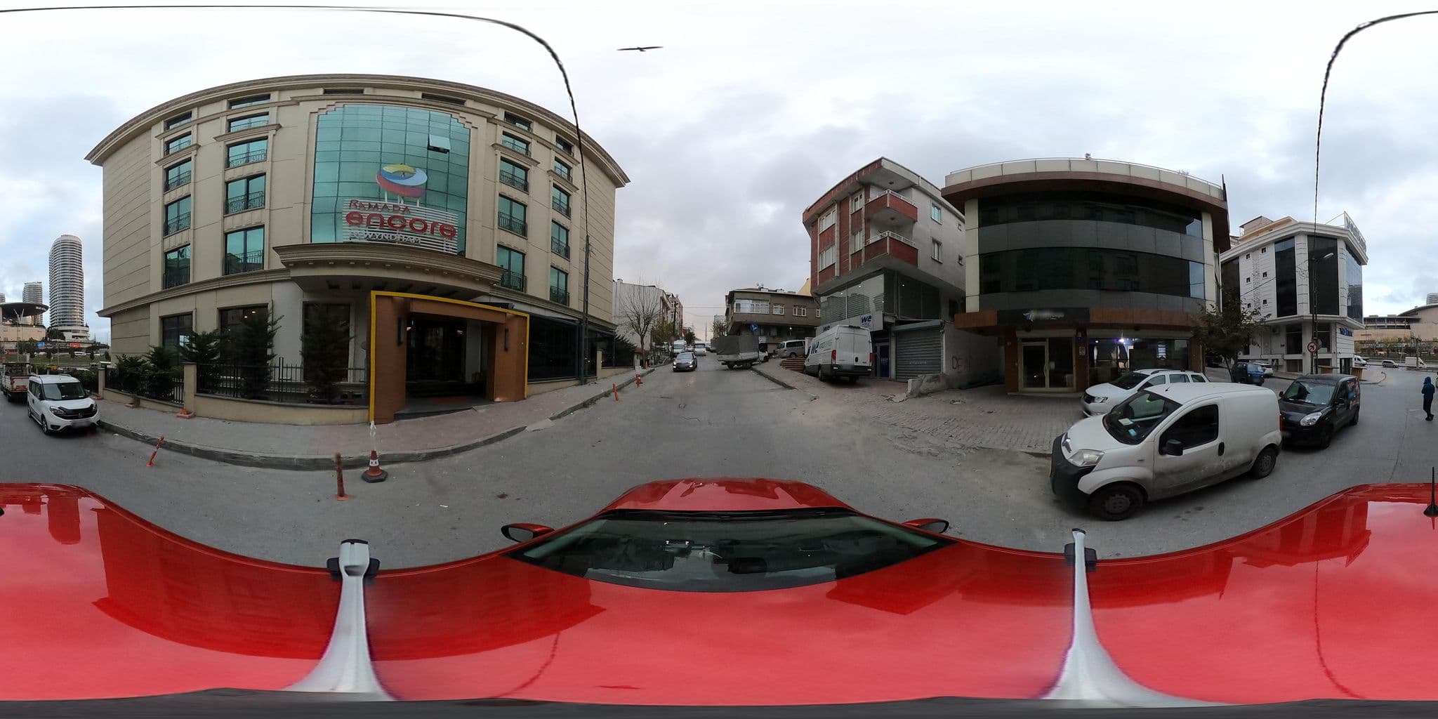 Street view near Ramada Encore By Wyndham Istanbul Basin Express, Bağcılar — © ademturkmen (CC BY-SA · Mapillary)