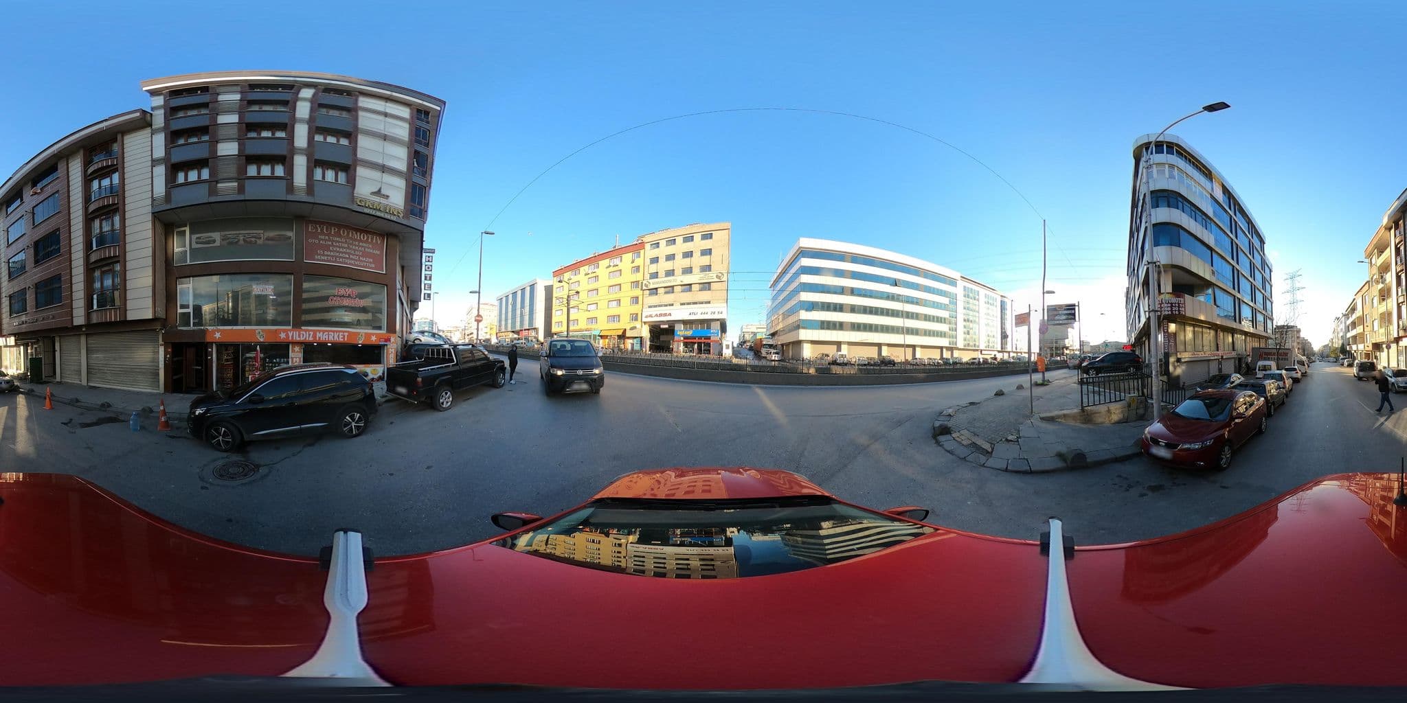 Street view near Convert Hotel, Sultangazi — © ademturkmen (CC BY-SA · Mapillary)