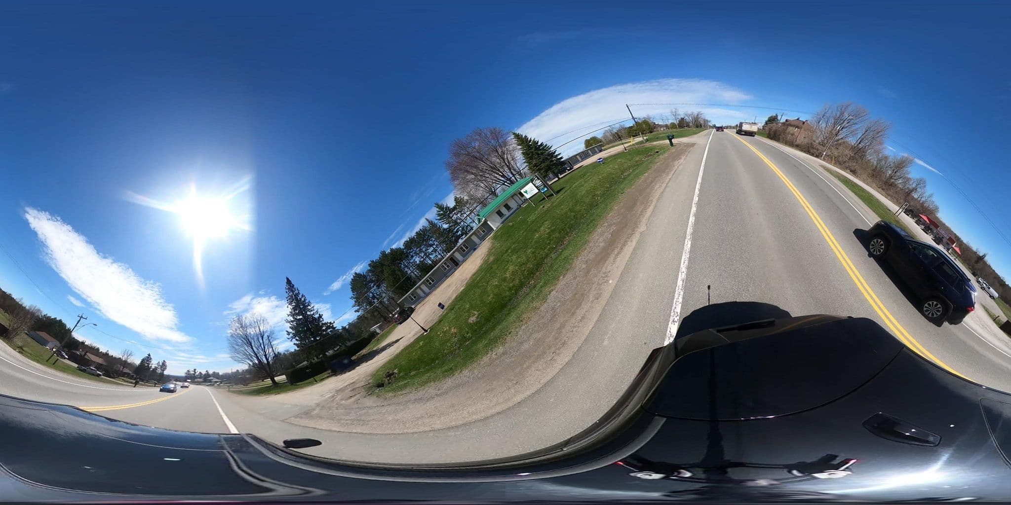 Street view near Pine Tree Motel, Eganville — © dfoden (CC BY-SA · Mapillary)