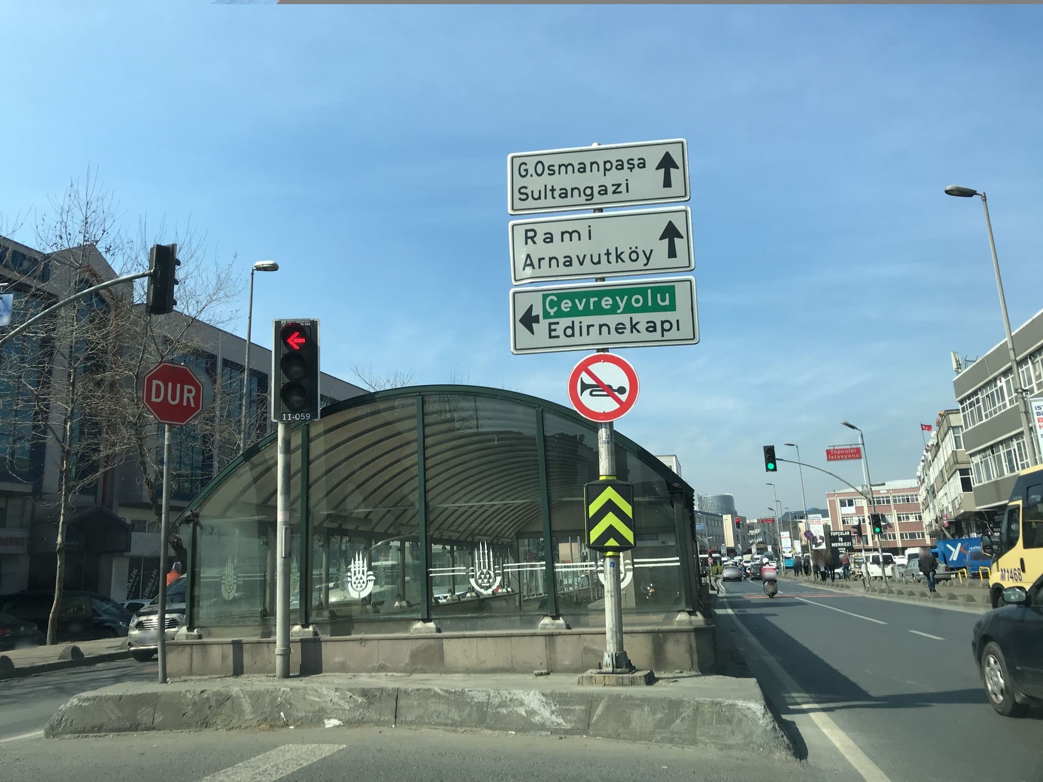 Street view near Titanic Bussiness Hotel, Fatih — © erdoganksgn (CC BY-SA · Mapillary)