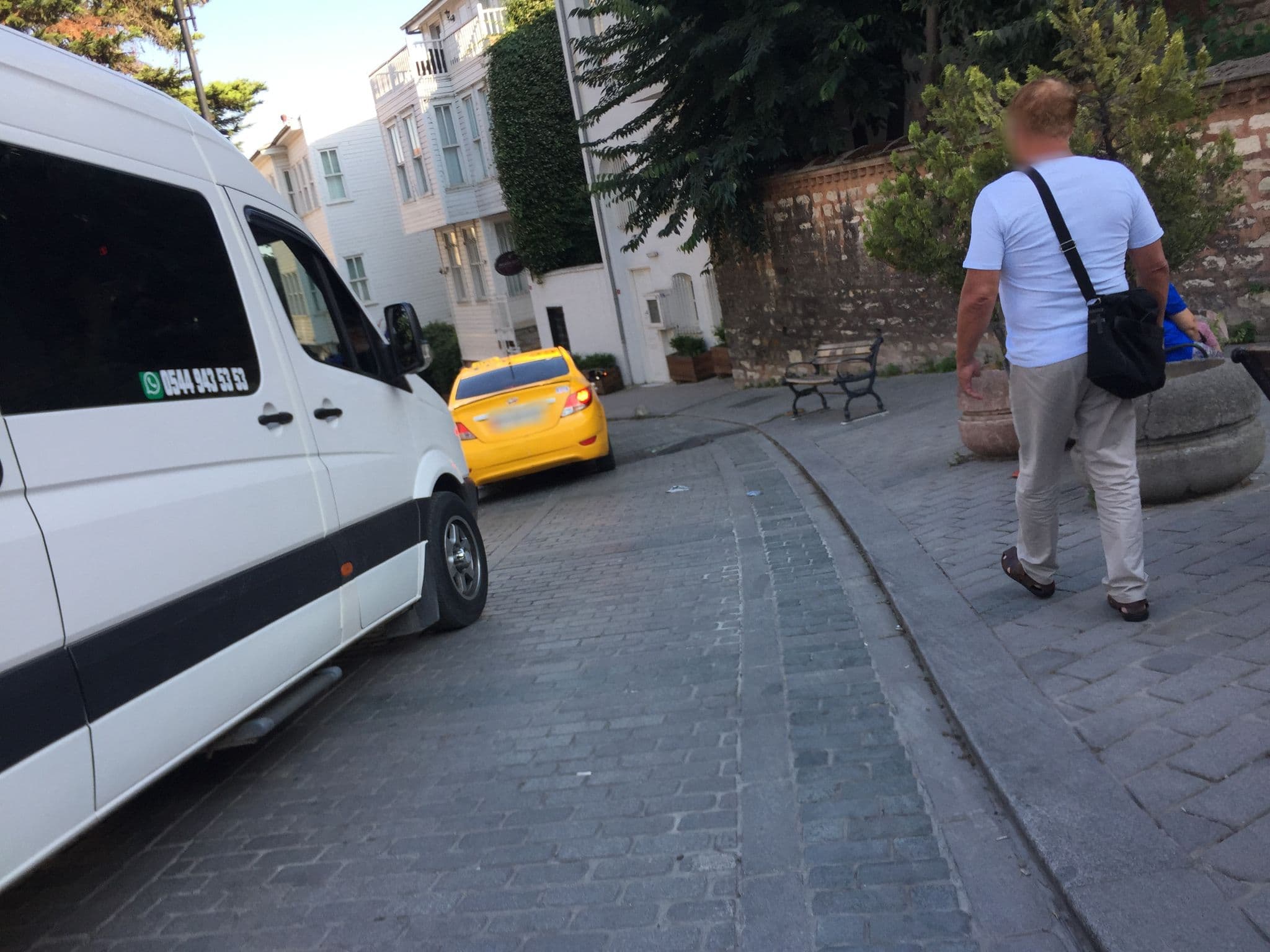 Street view near Villa Sofia Hotel, Sultanahmet — © sessiznotalar (CC BY-SA · Mapillary)