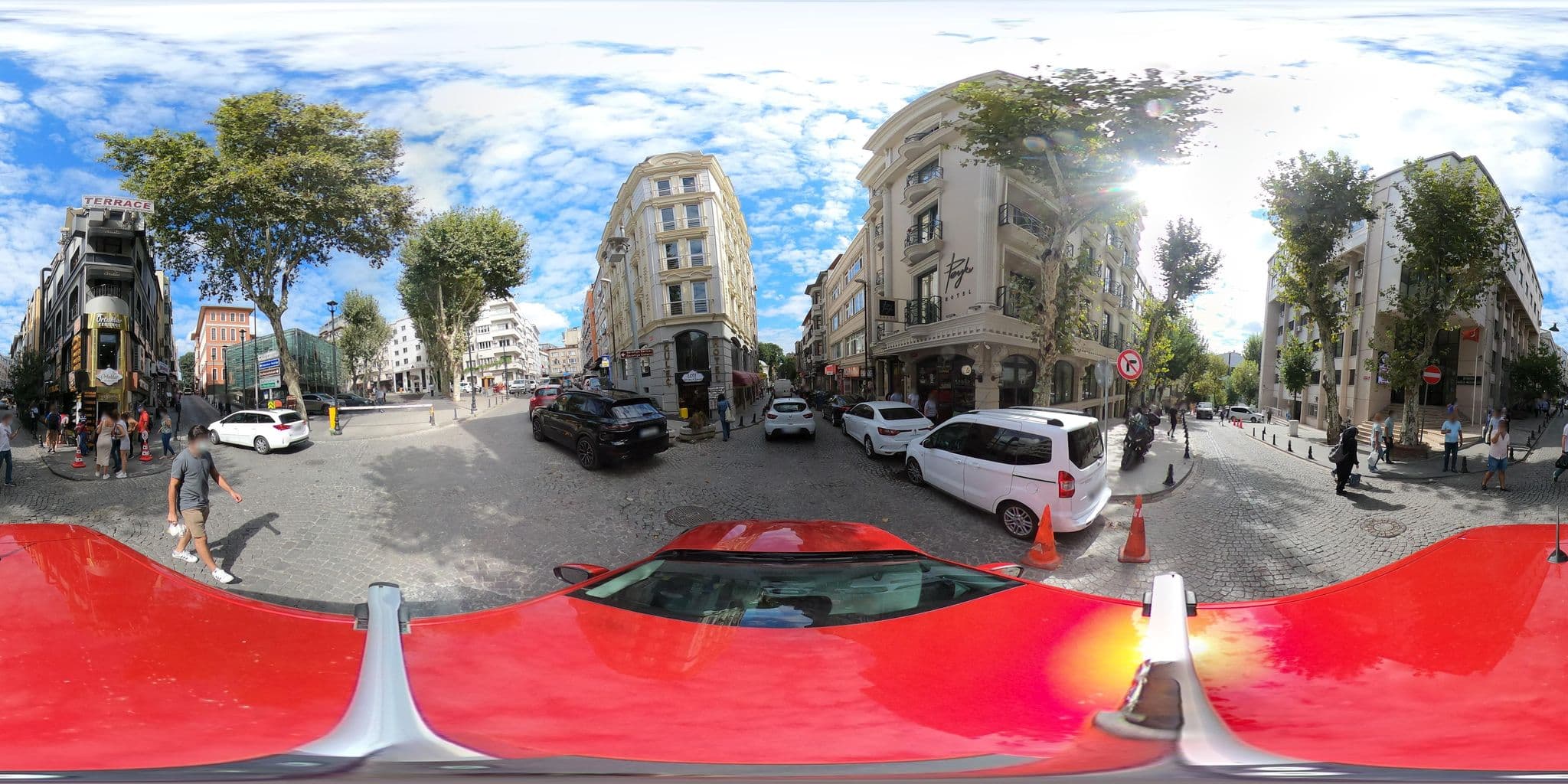 Street view near Peyk Hotel, Sultanahmet — © ademturkmen (CC BY-SA · Mapillary)