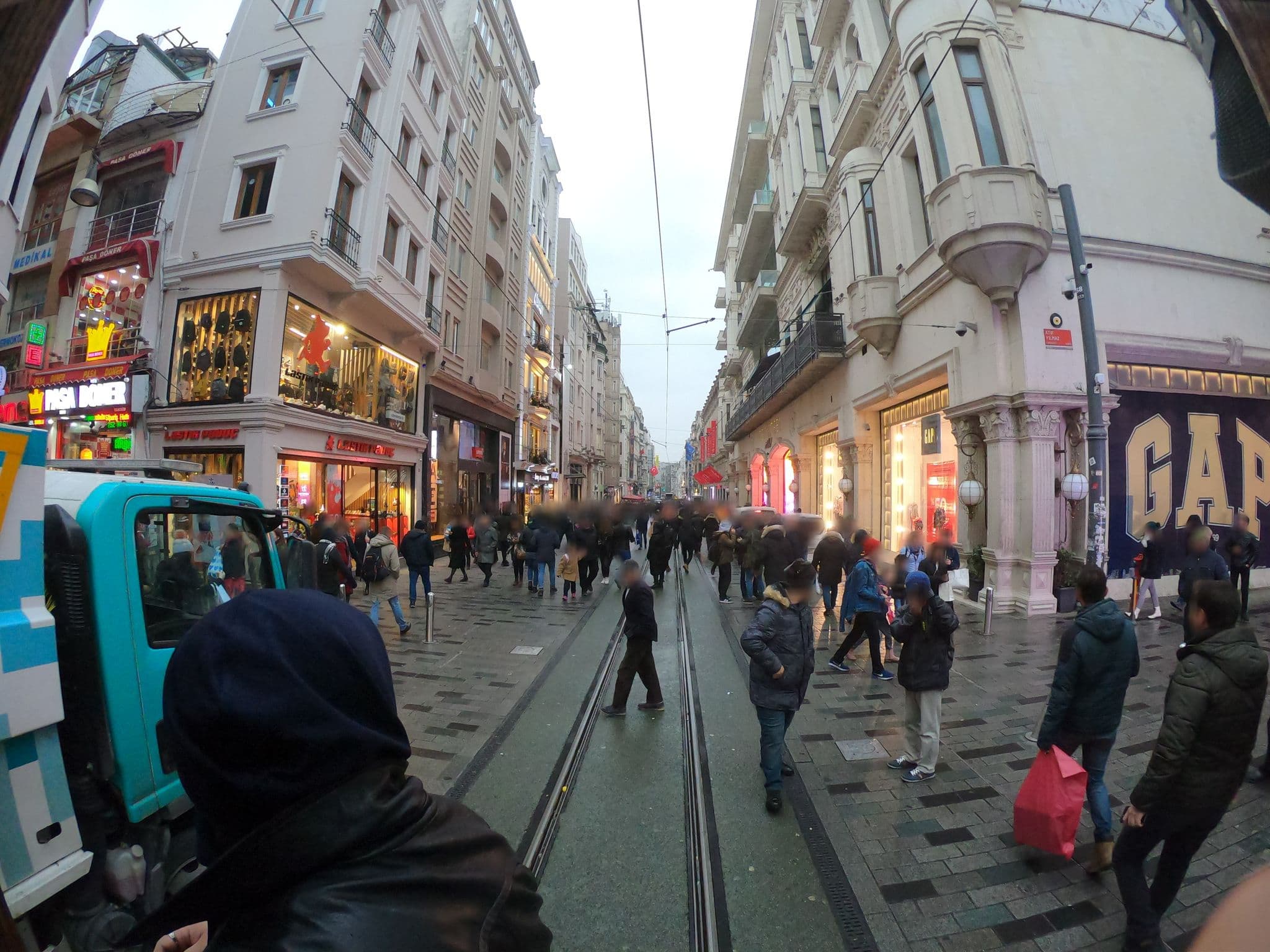 Street view near Eva Residence Taksim, Eminönü — © chrisbeddow (CC BY-SA · Mapillary)