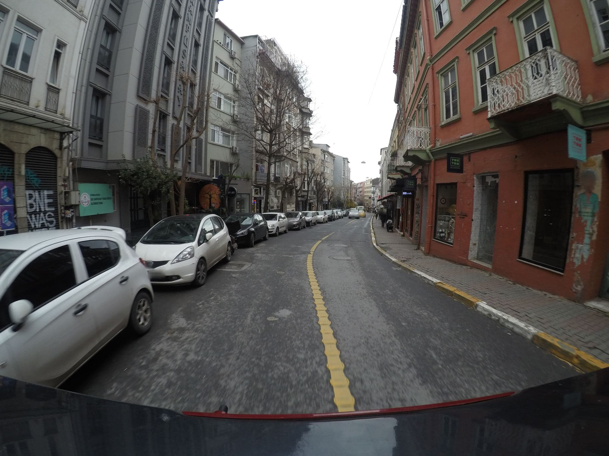 Street view near Taksim Hostel Room 101, Eminönü — © chrisbeddow (CC BY-SA · Mapillary)