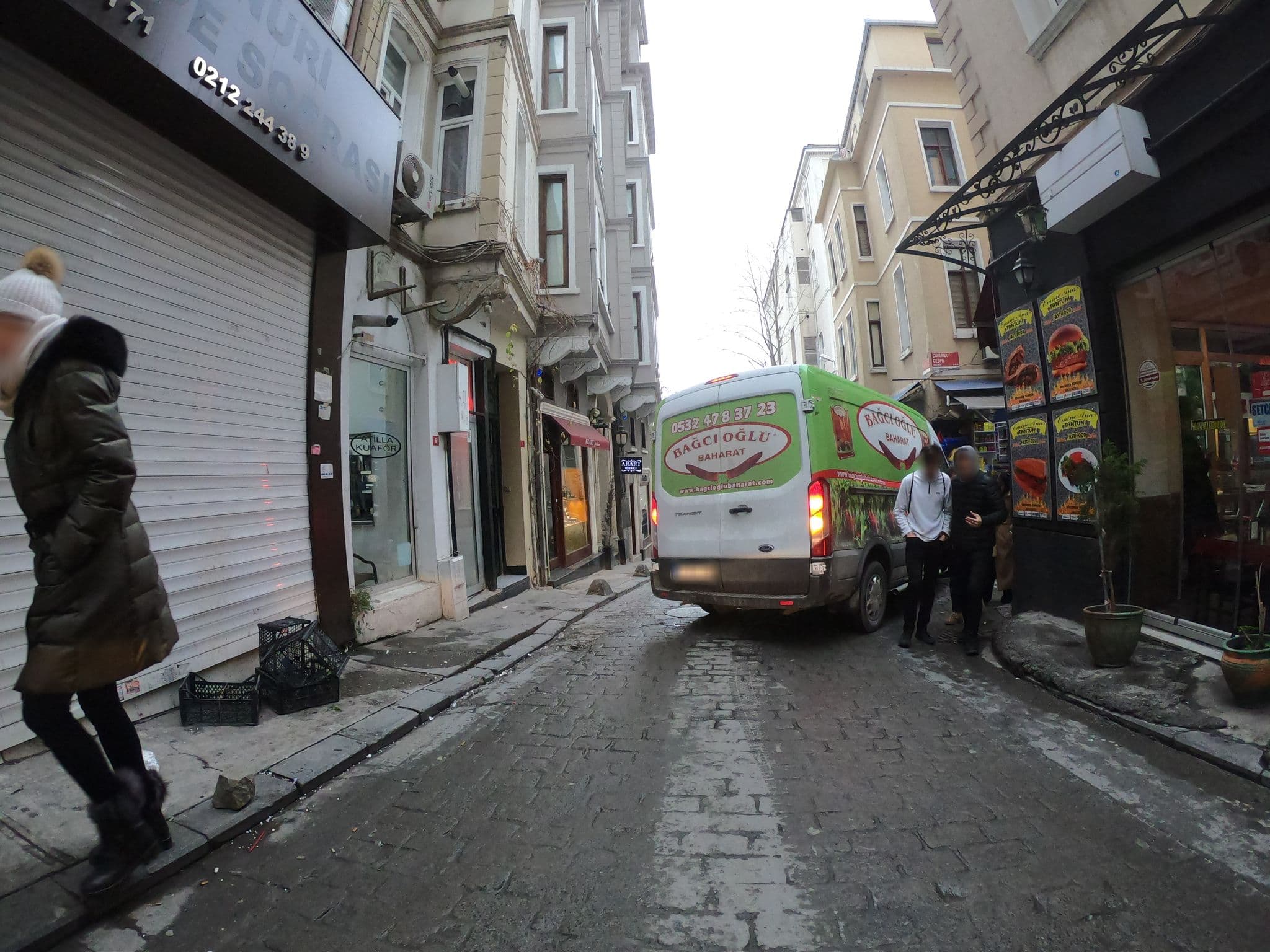 Street view near Taksim Family Flats, Eminönü — © chrisbeddow (CC BY-SA · Mapillary)