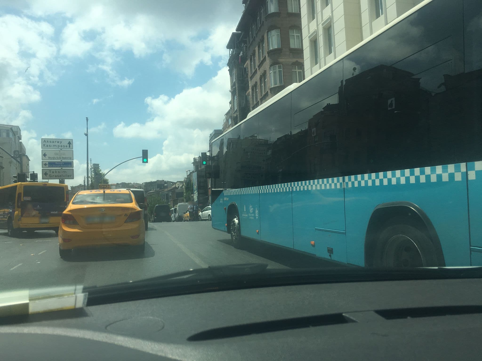 Street view near Taksim Bi Center Hotel, Eminönü — © myusufuyan (CC BY-SA · Mapillary)