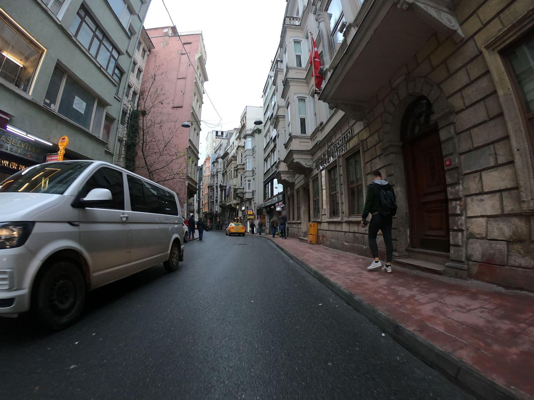 Street view near Taksim City Center Suites, Eminönü — © chrisbeddow (CC BY-SA · Mapillary)