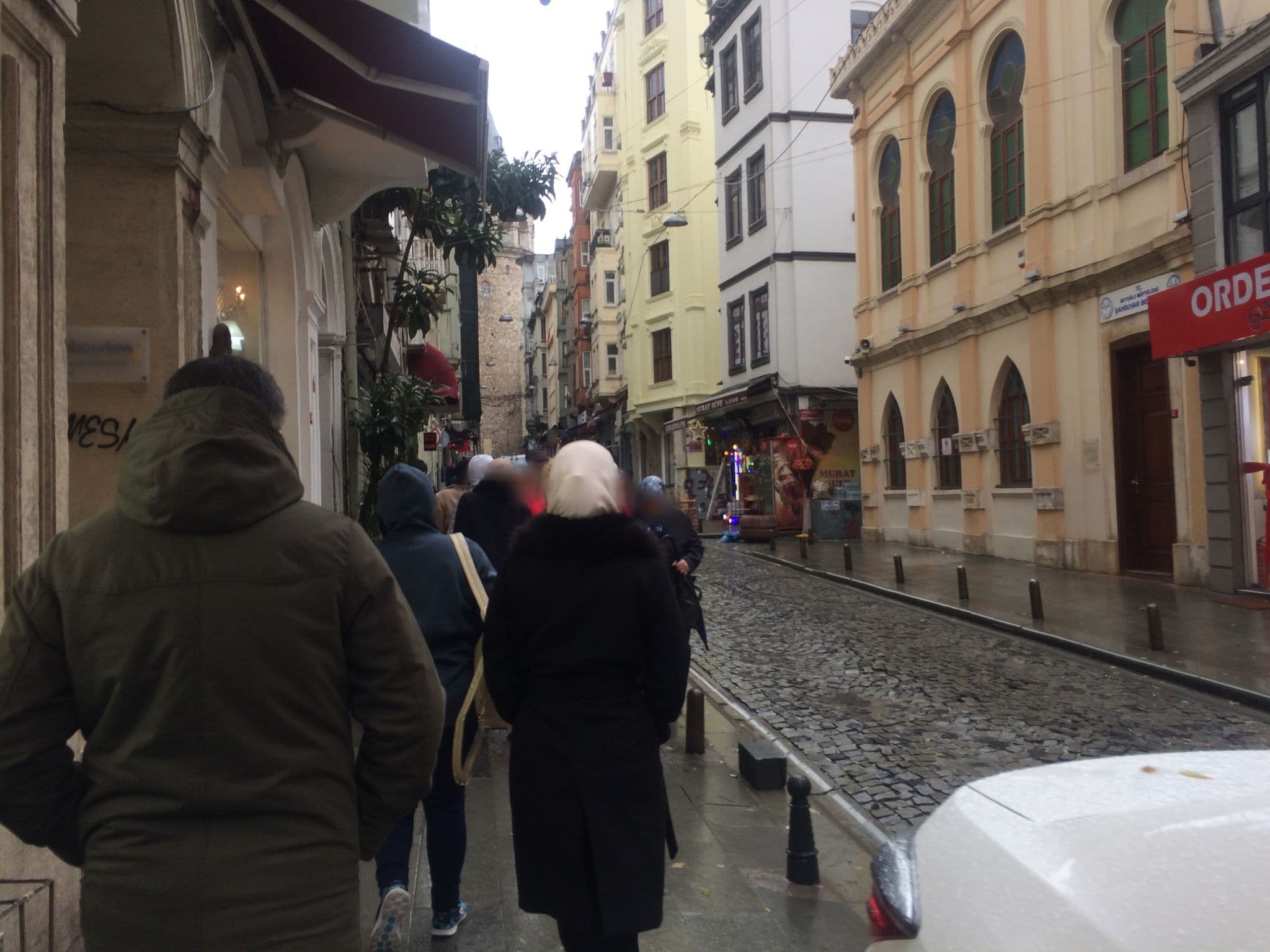 Street view near Galata Design Hotel, Eminönü — © iraa (CC BY-SA · Mapillary)